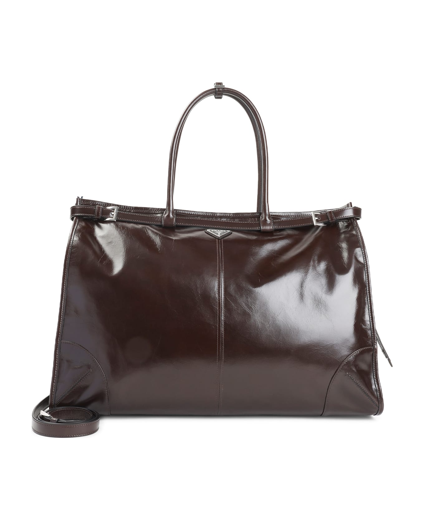 Prada Shopping Tote Bag - Moro N