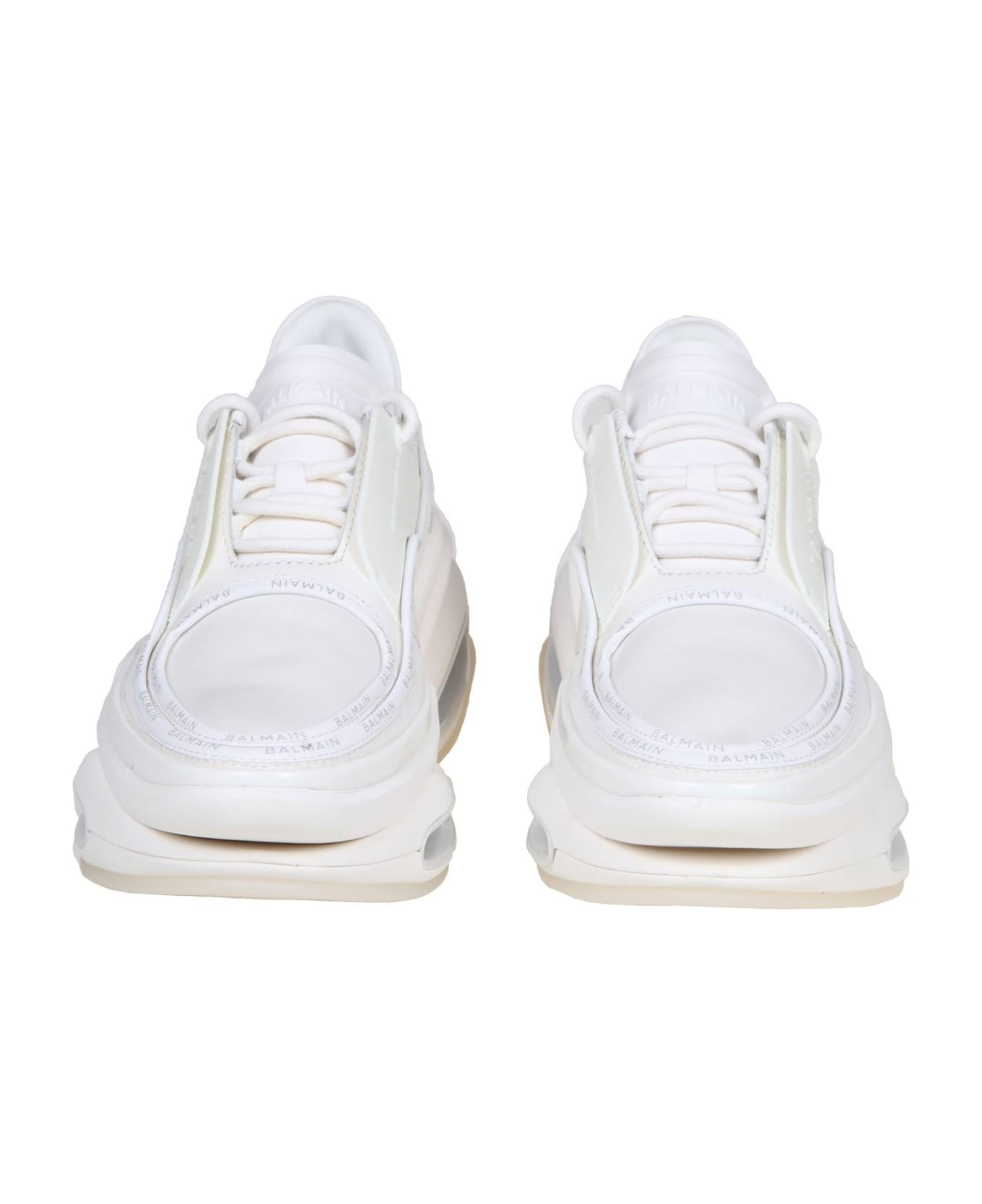 Balmain Sneakers B-bold In gun And Suede Color White - WHITE