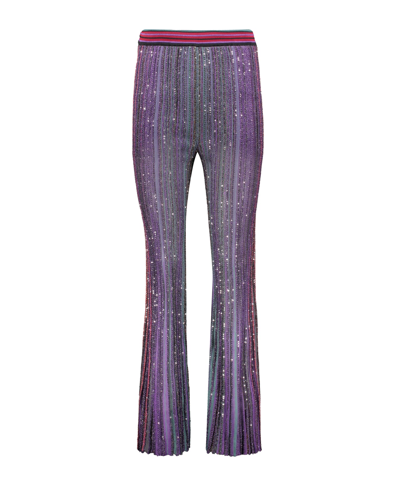 Missoni Lurex Details Knit Trousers - Multicolor