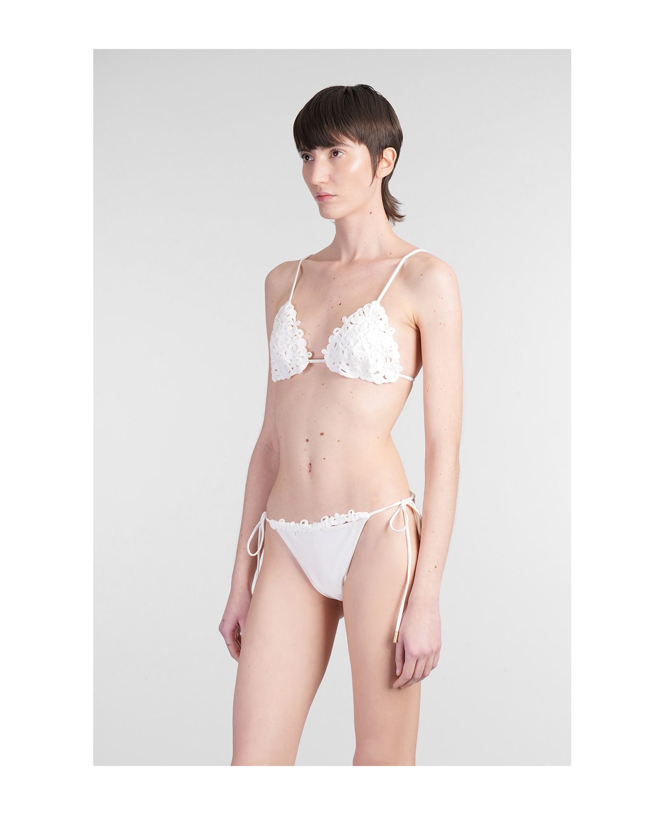 Cult Gaia Irina Beachwear In White Polyamide - white