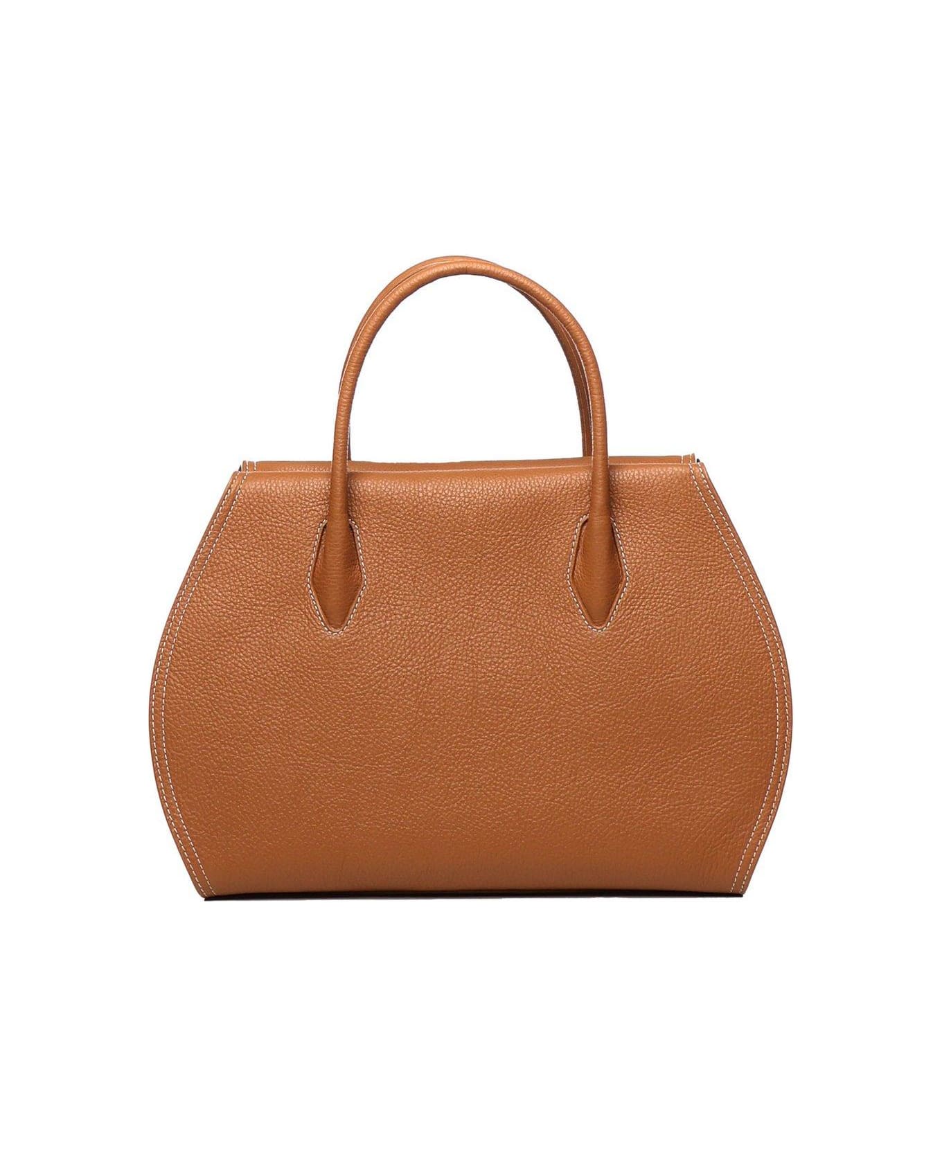 Coccinelle Lord Logo Printed Large Tote Bag - Leather