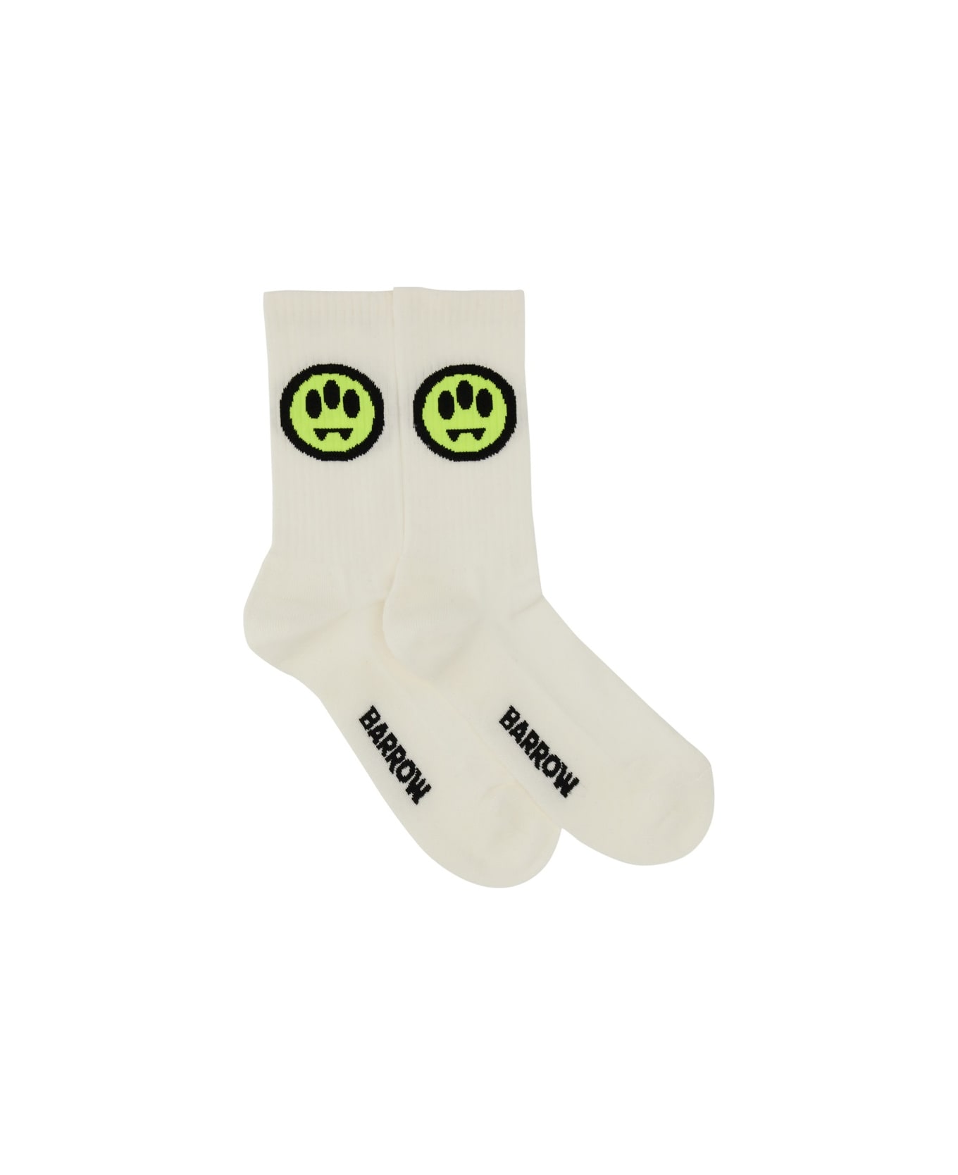 Barrow Socks With Logo - WHITE
