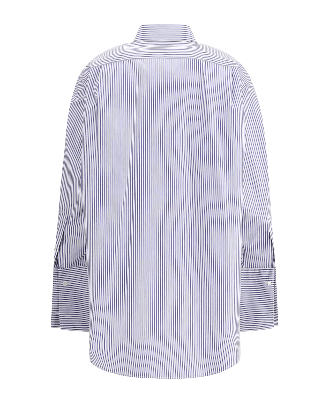 The Row Ment Shirt - WHITEBLUE