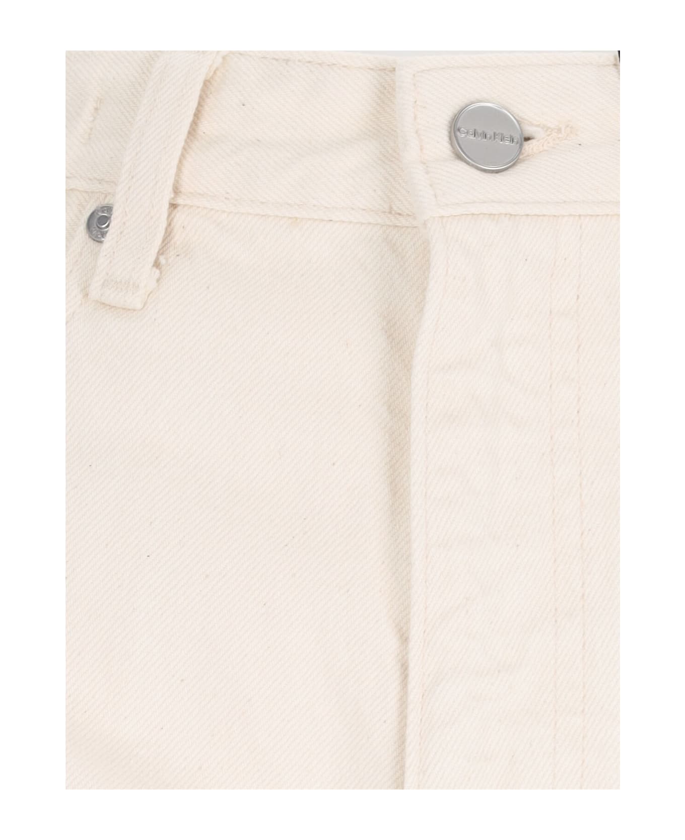 Calvin Klein Palazzo Jeans - Cream