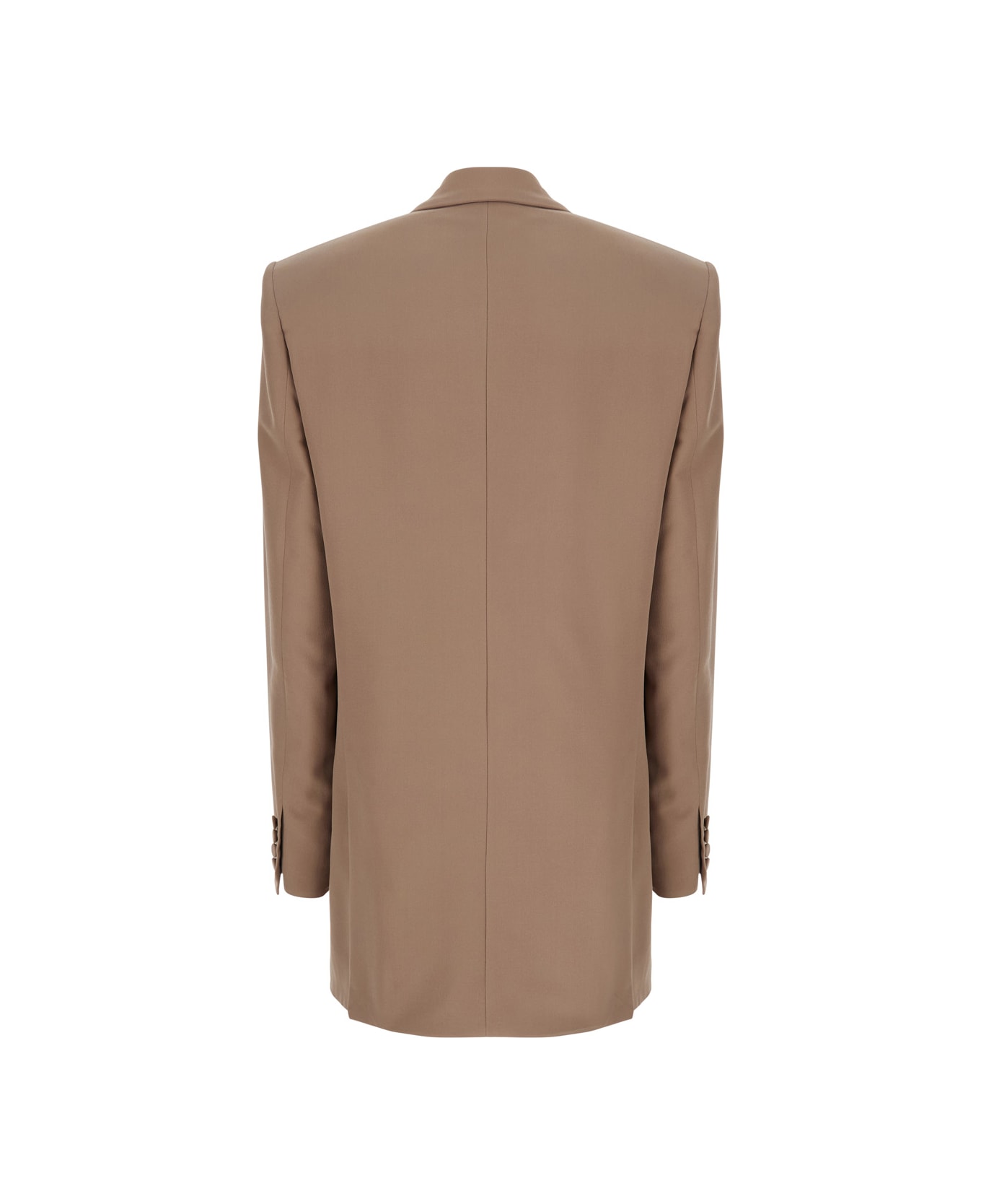 Saint Laurent Double-breasted Blazer - Beige