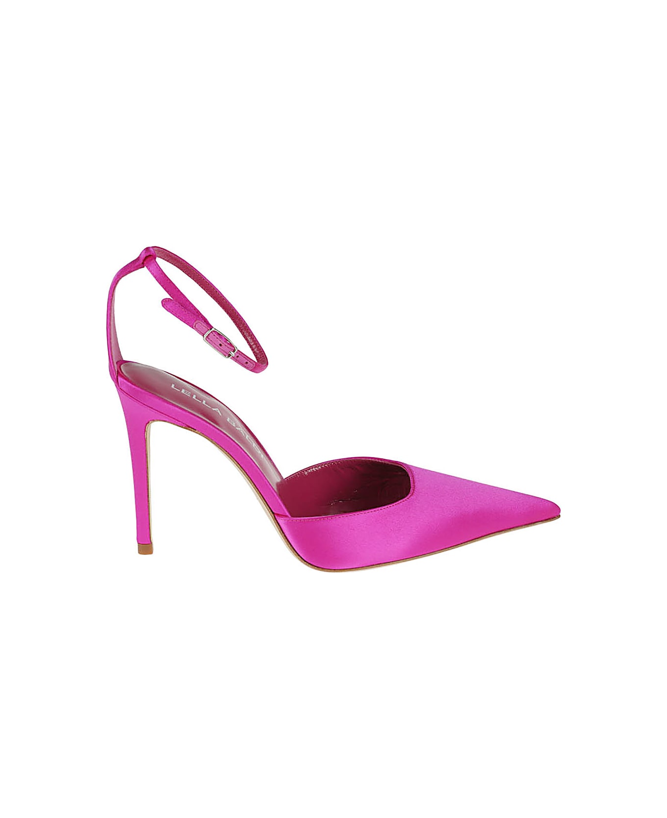 Lella Baldi Leather Pumps - Fuchsia