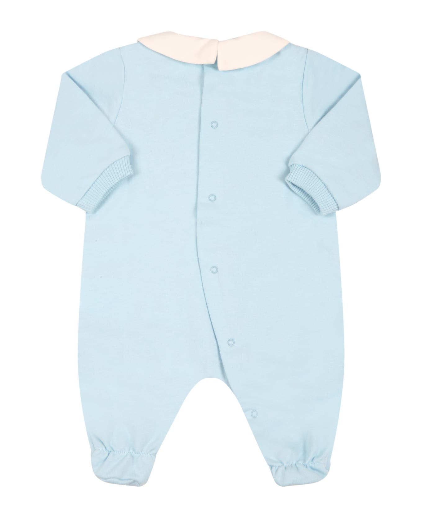 Moschino Multicolor Set For Baby Boy With Teddy Bears - Light Blue