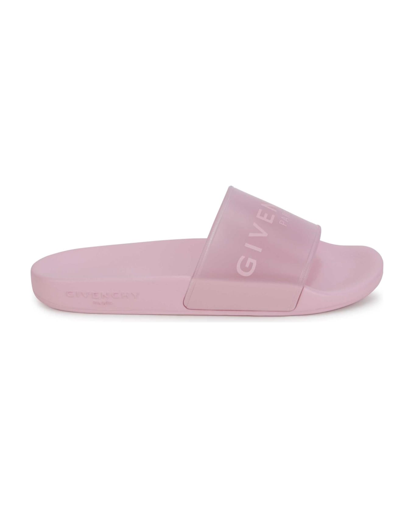 Givenchy Slide Sandals With Print - Pink