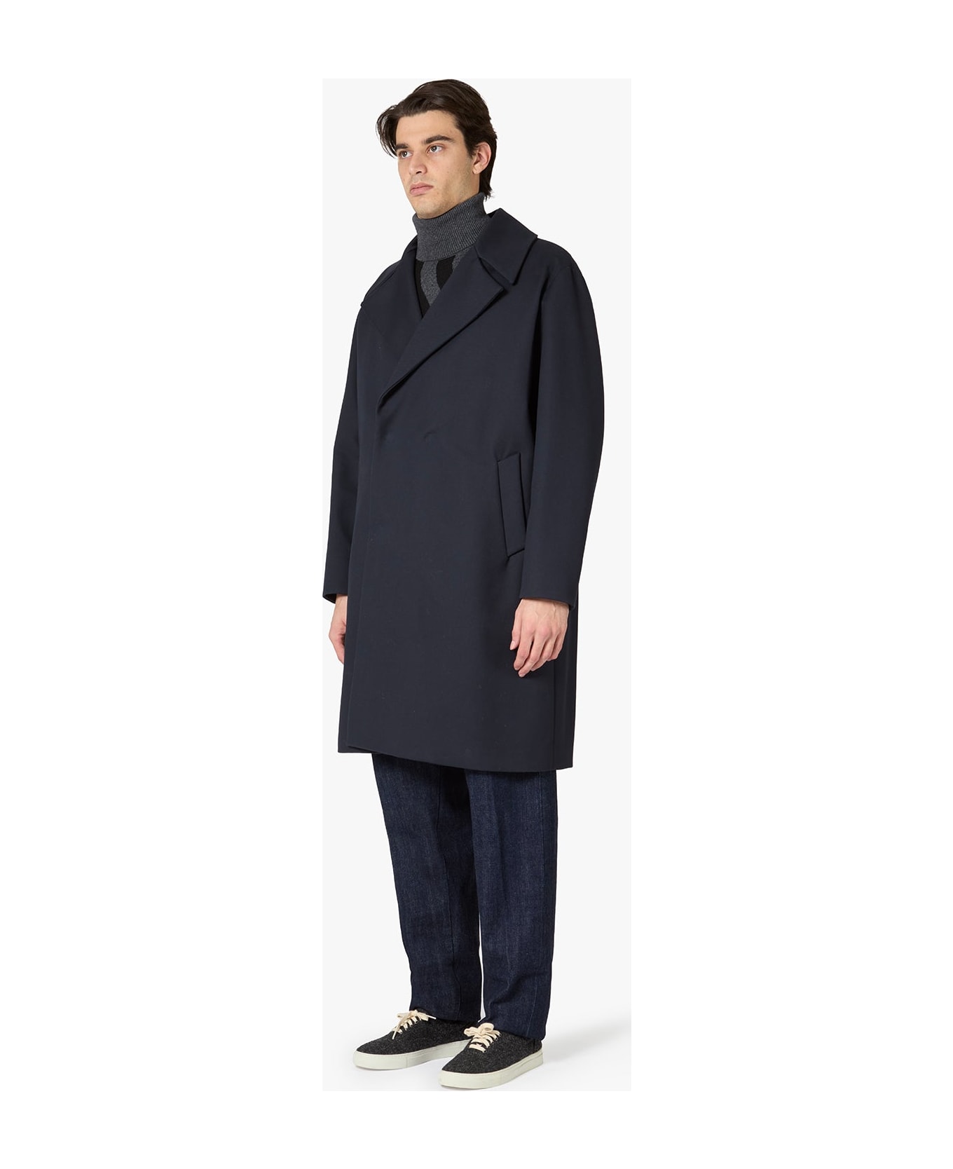 doppiaa Aantimo Double-breasted Virgin Wool Coat
