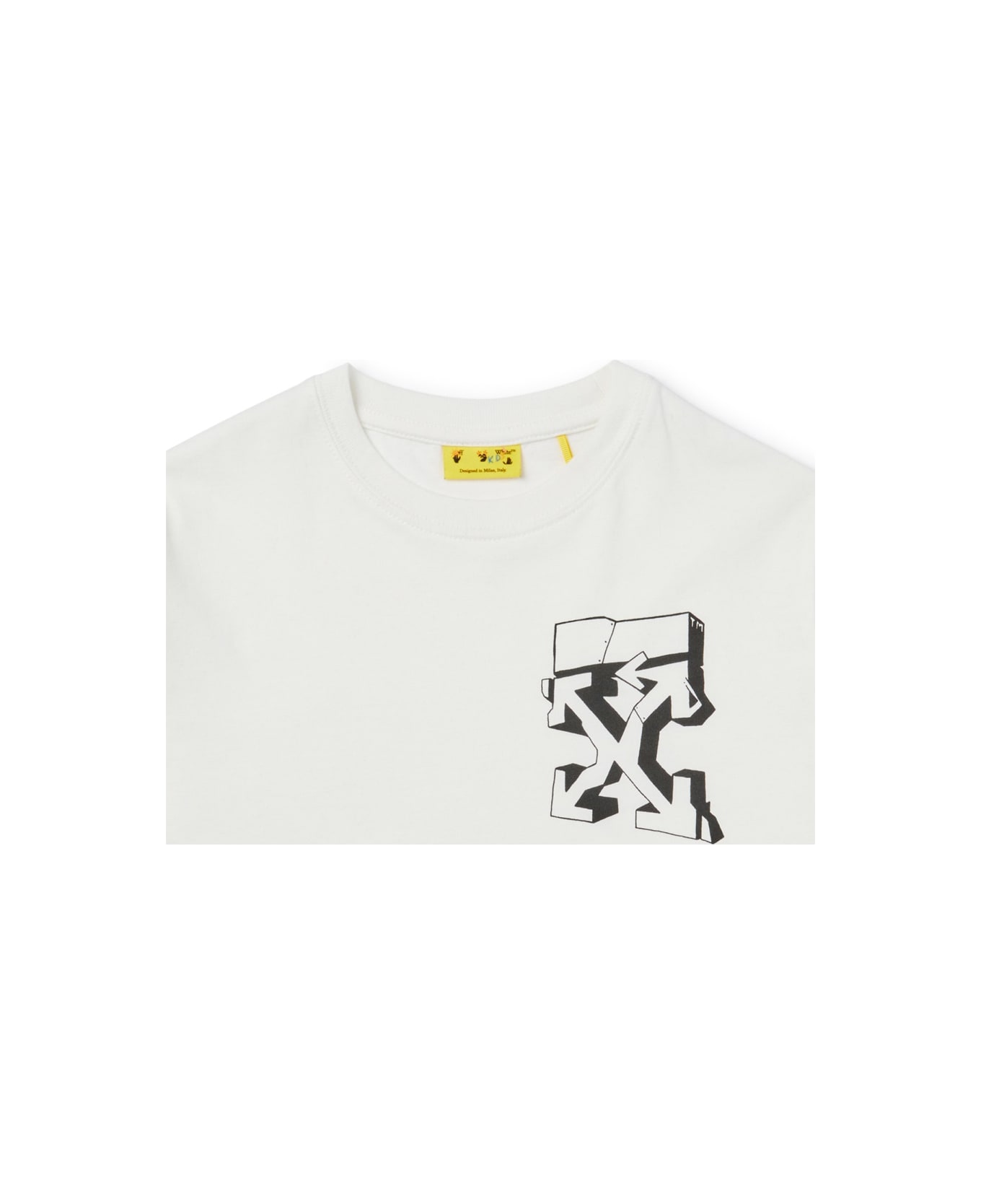 Off-White "graffiti" Logo T-shirt - WHITE
