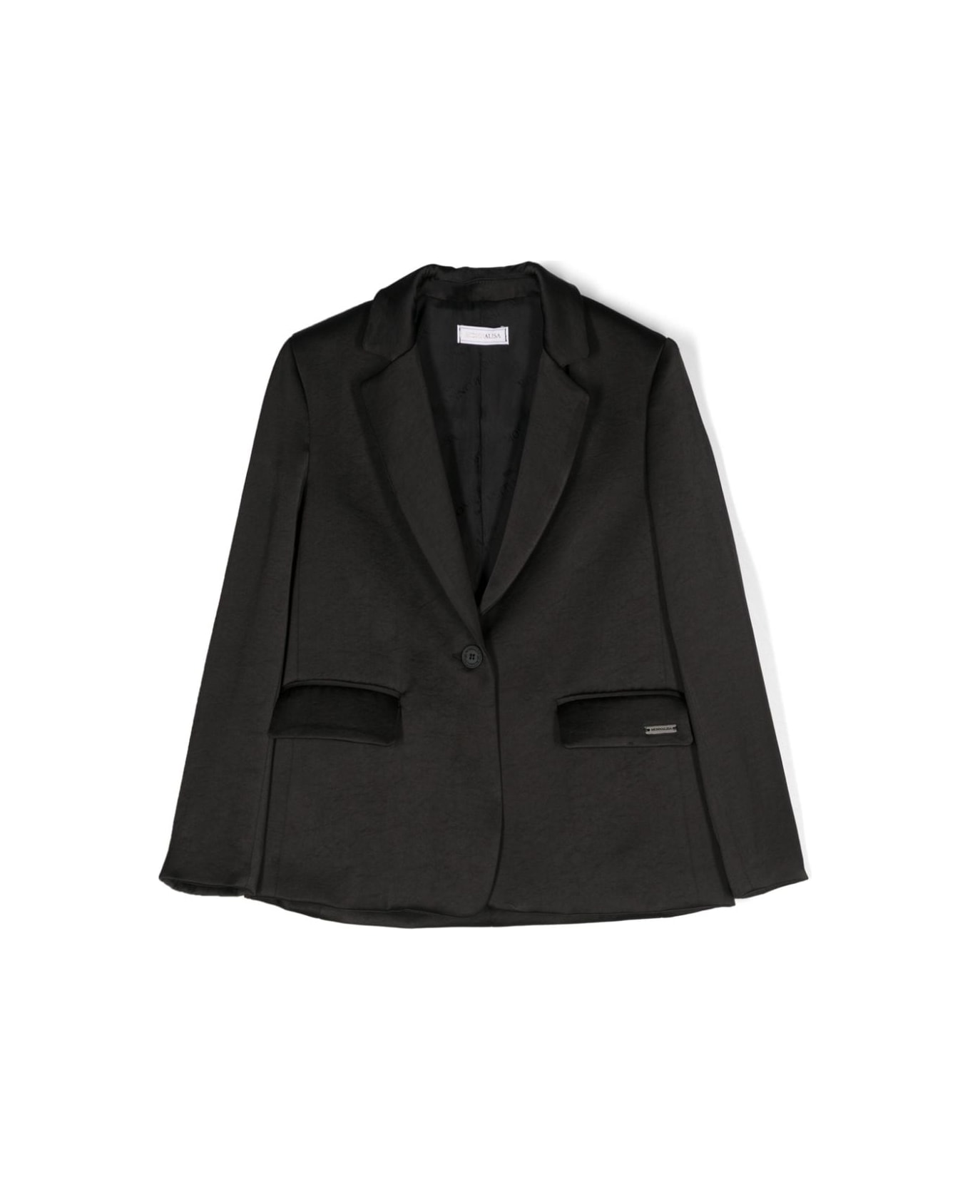 Monnalisa Black Blazer Girl - Black