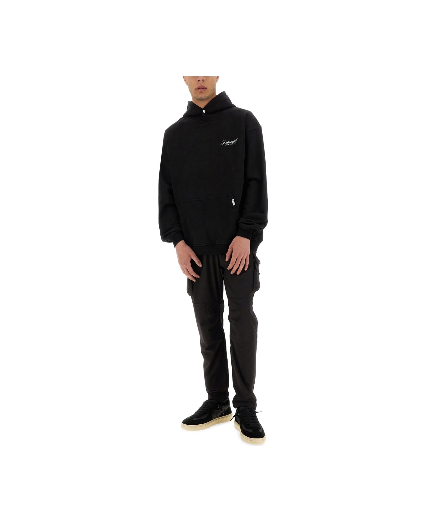 REPRESENT Hoodie - BLACK