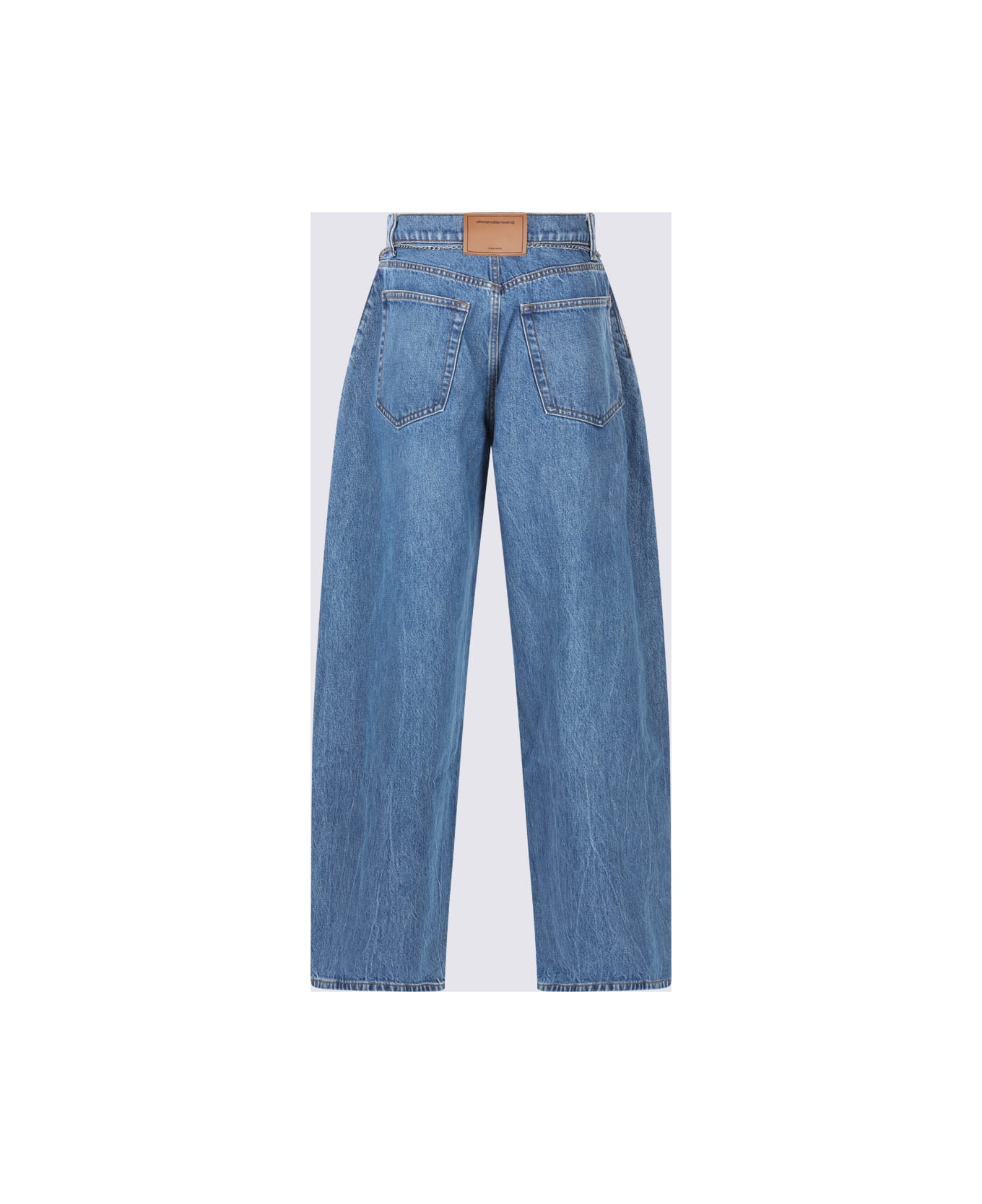 Alexander Wang Deep Blue Cotton Denim Jeans - DEEP BLUE