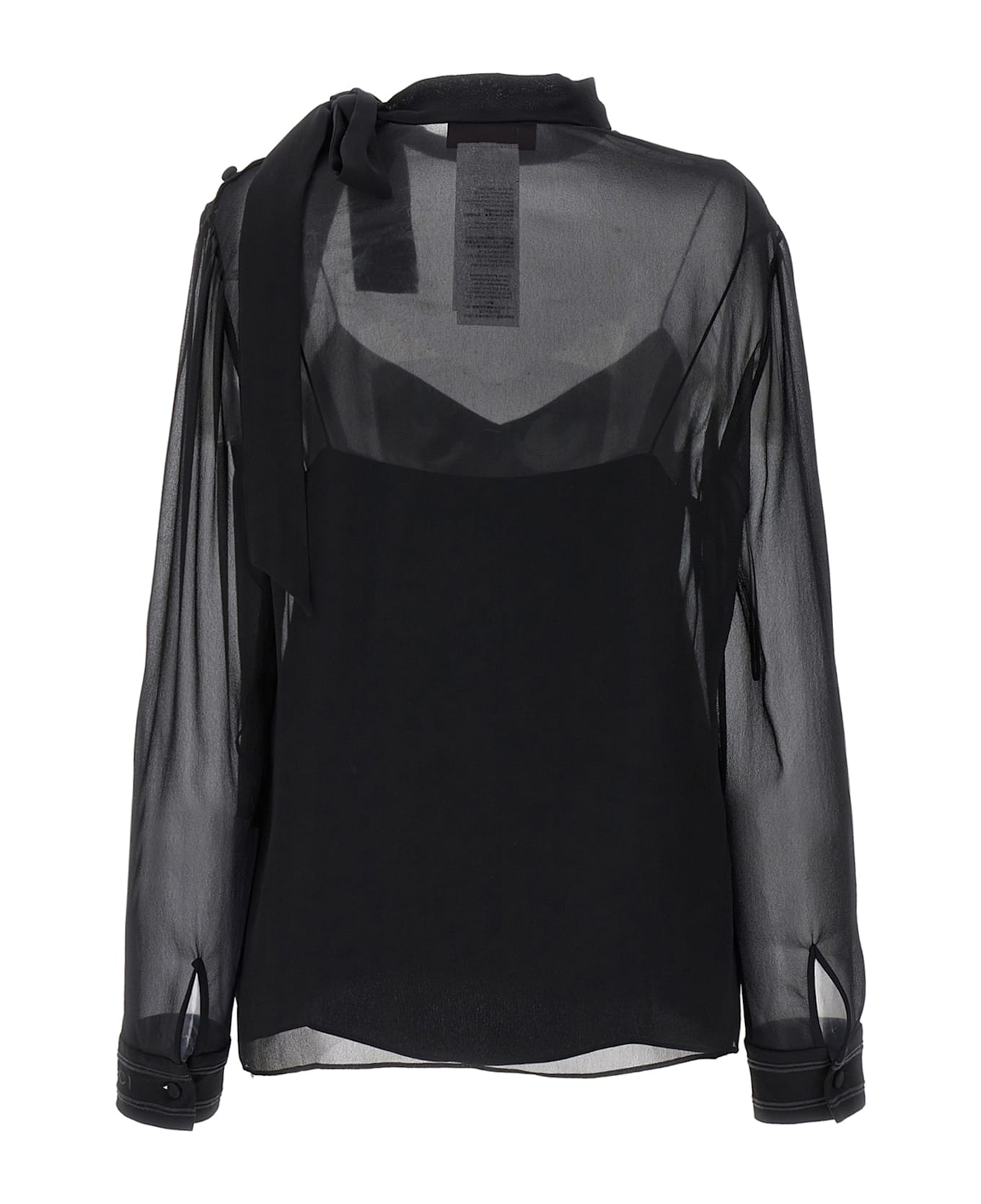 Gucci Georgette Blouse - Black  