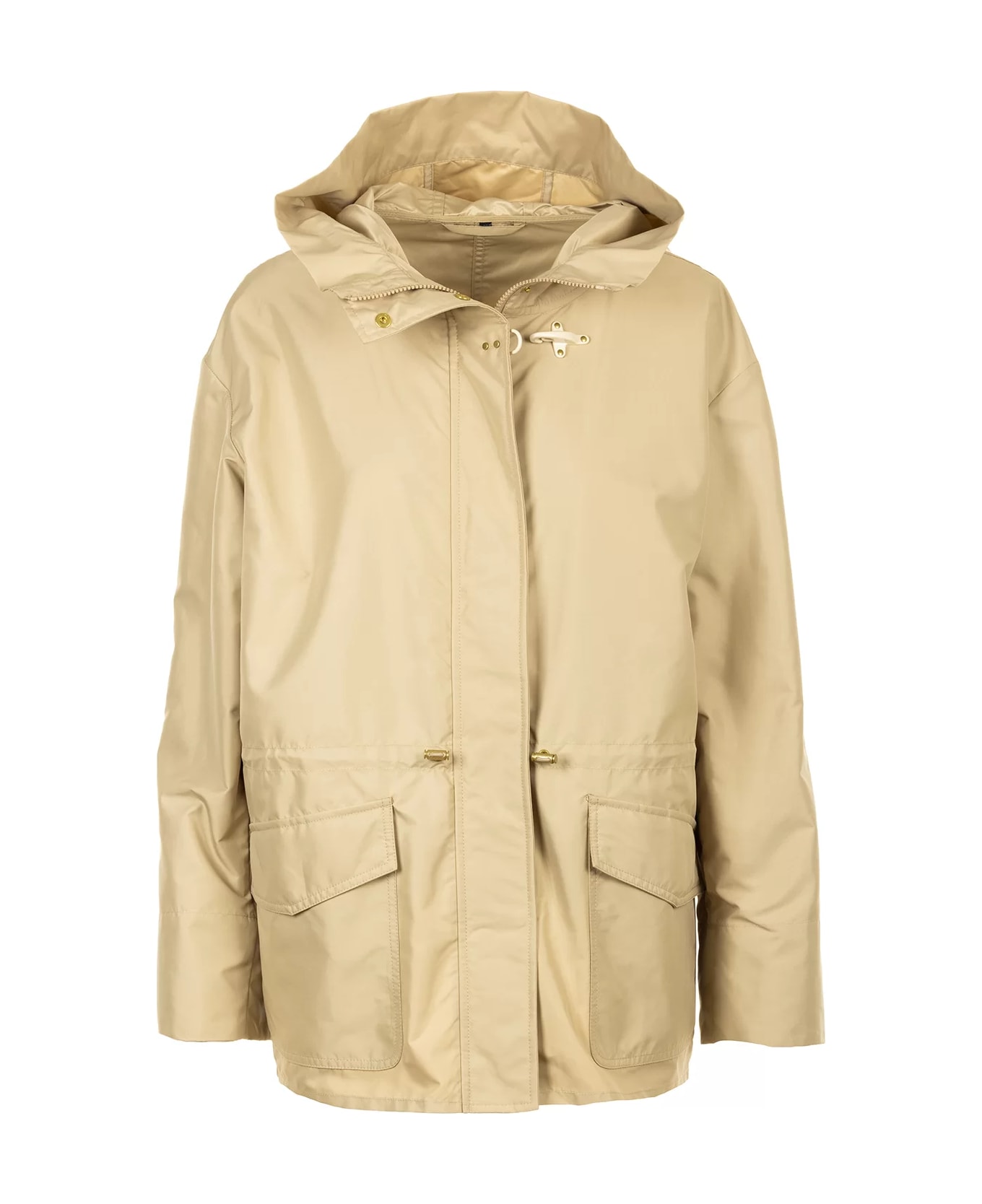 Fay Parka With Hook - Beige