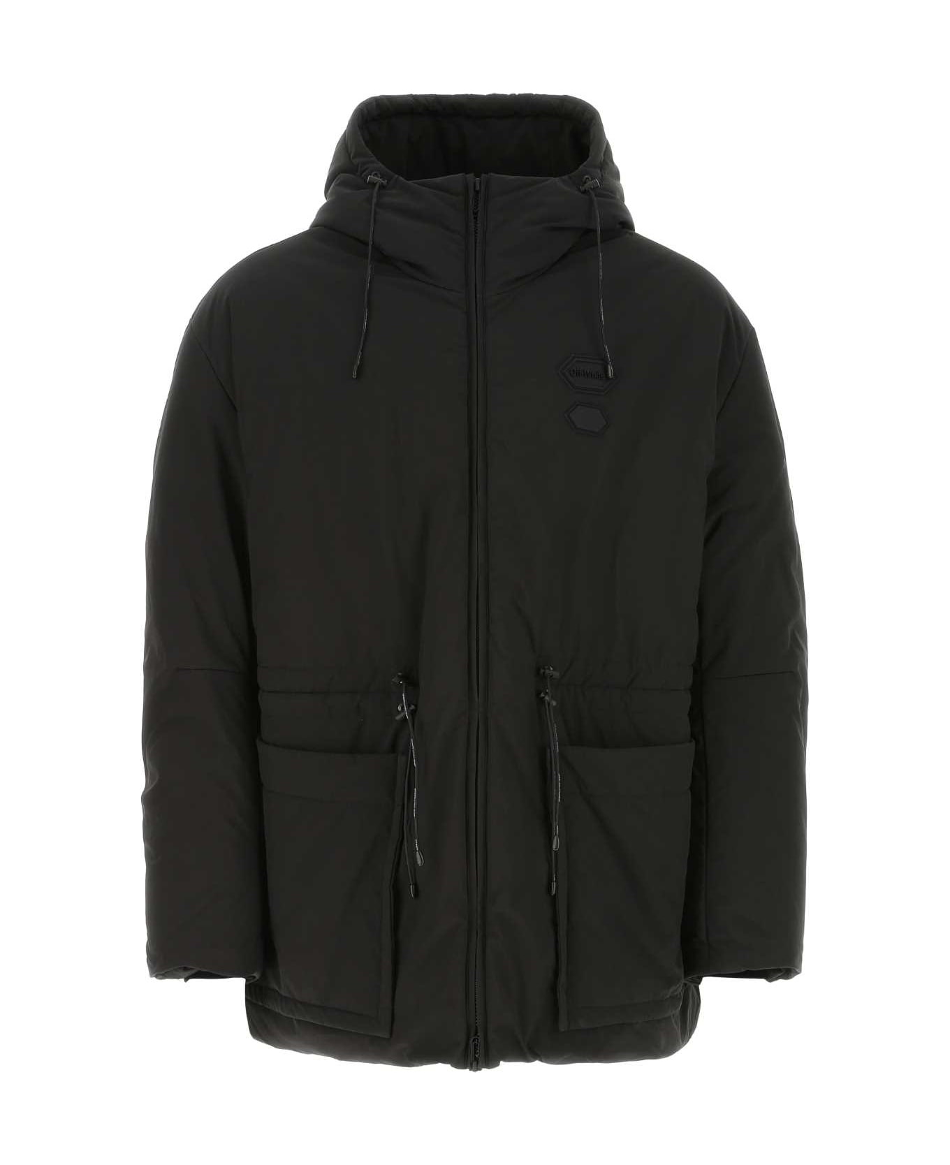 Off-White Black Polyester Blend Padded Jacket - 1000