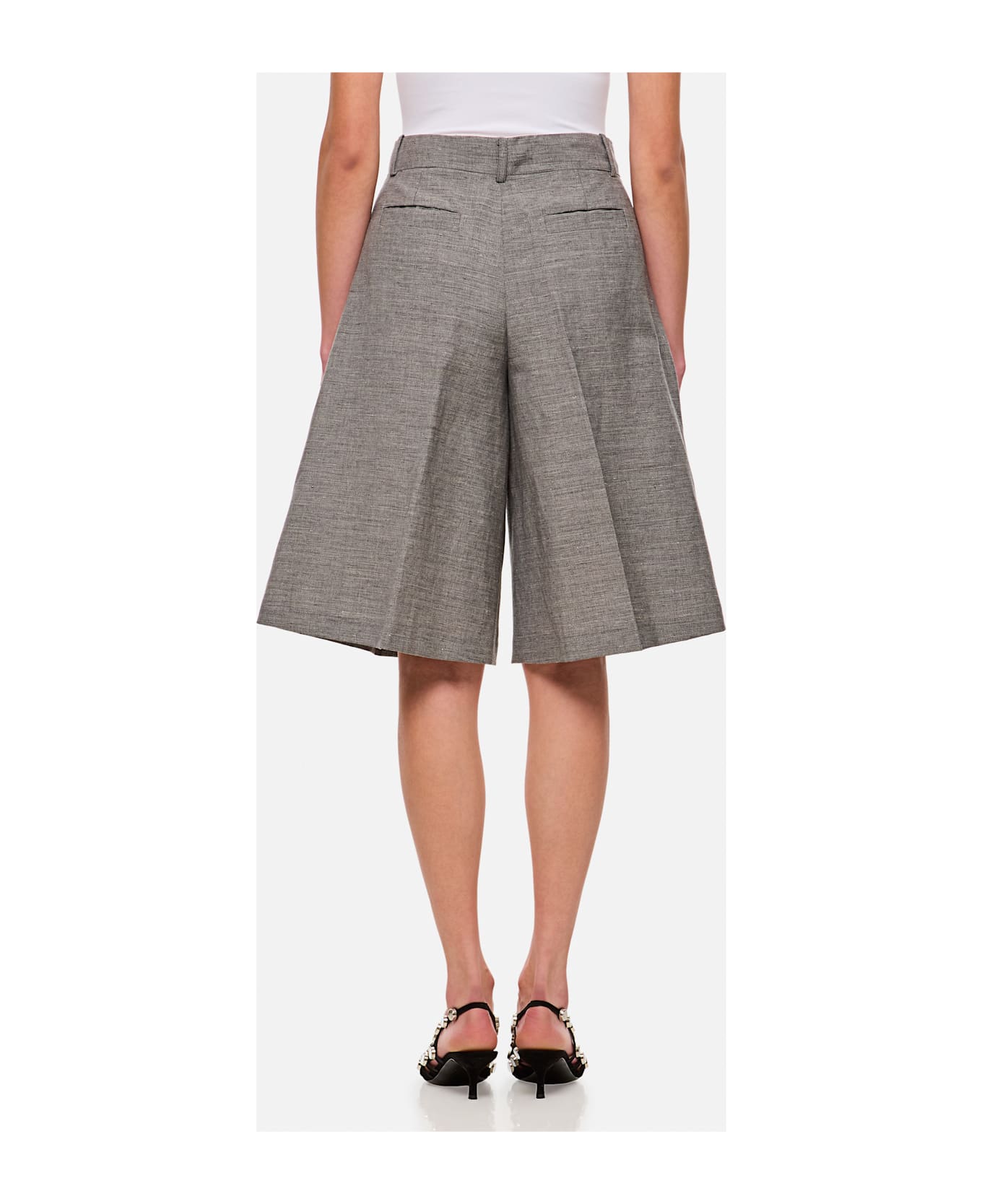 Durazzi Milano Tailored Bermudas - Grey