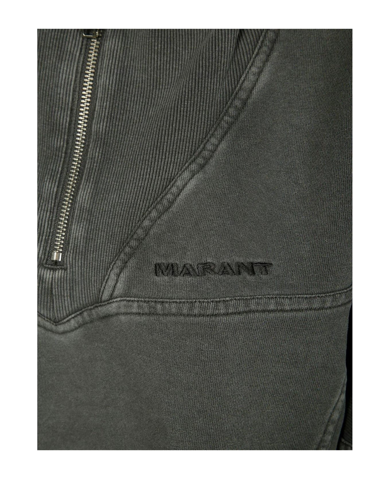 Marant Étoile Yaele Half-zip Sweatshirt - Grigio