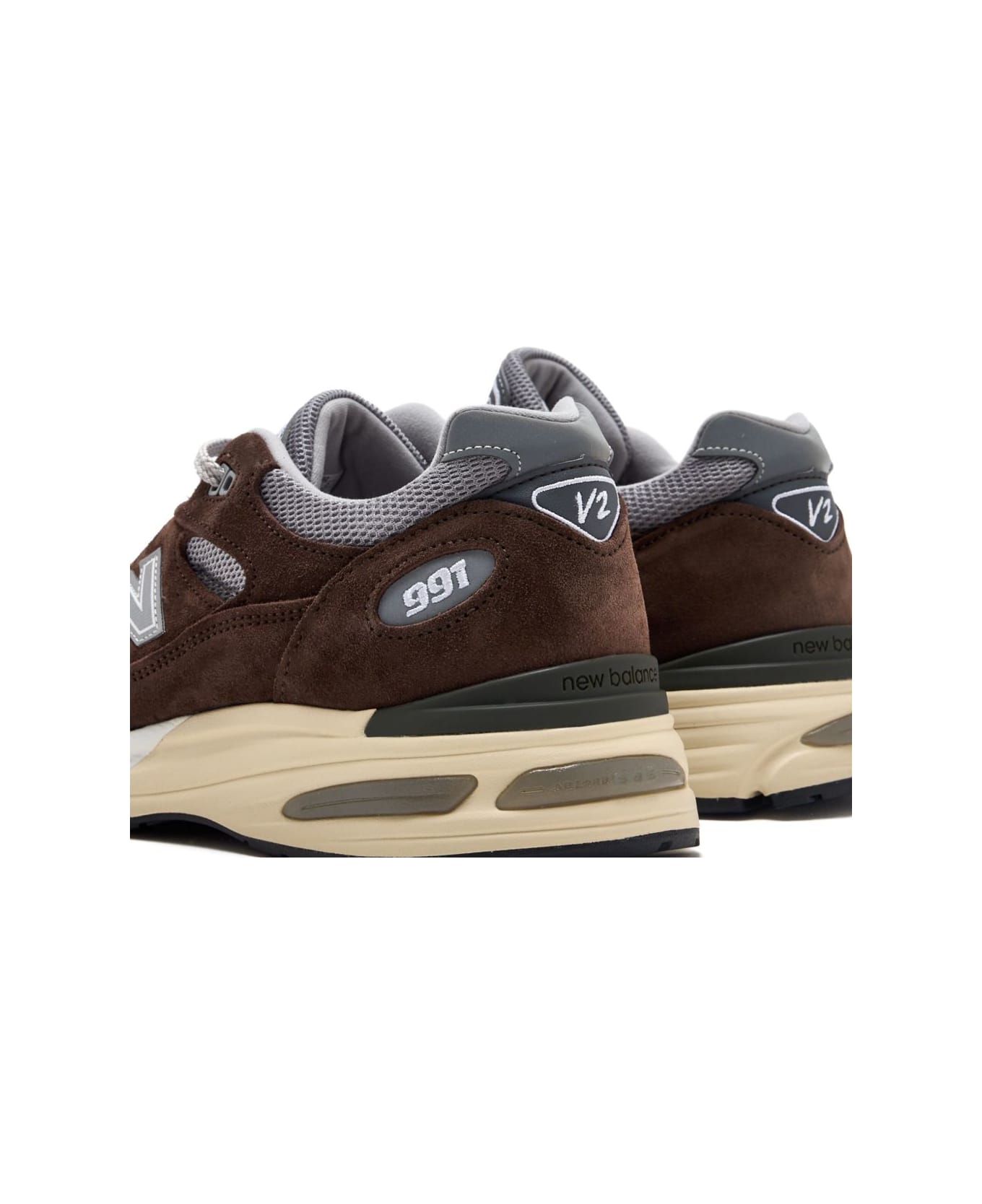 New Balance Sneakers Made In The Uk 991v2 - Brown