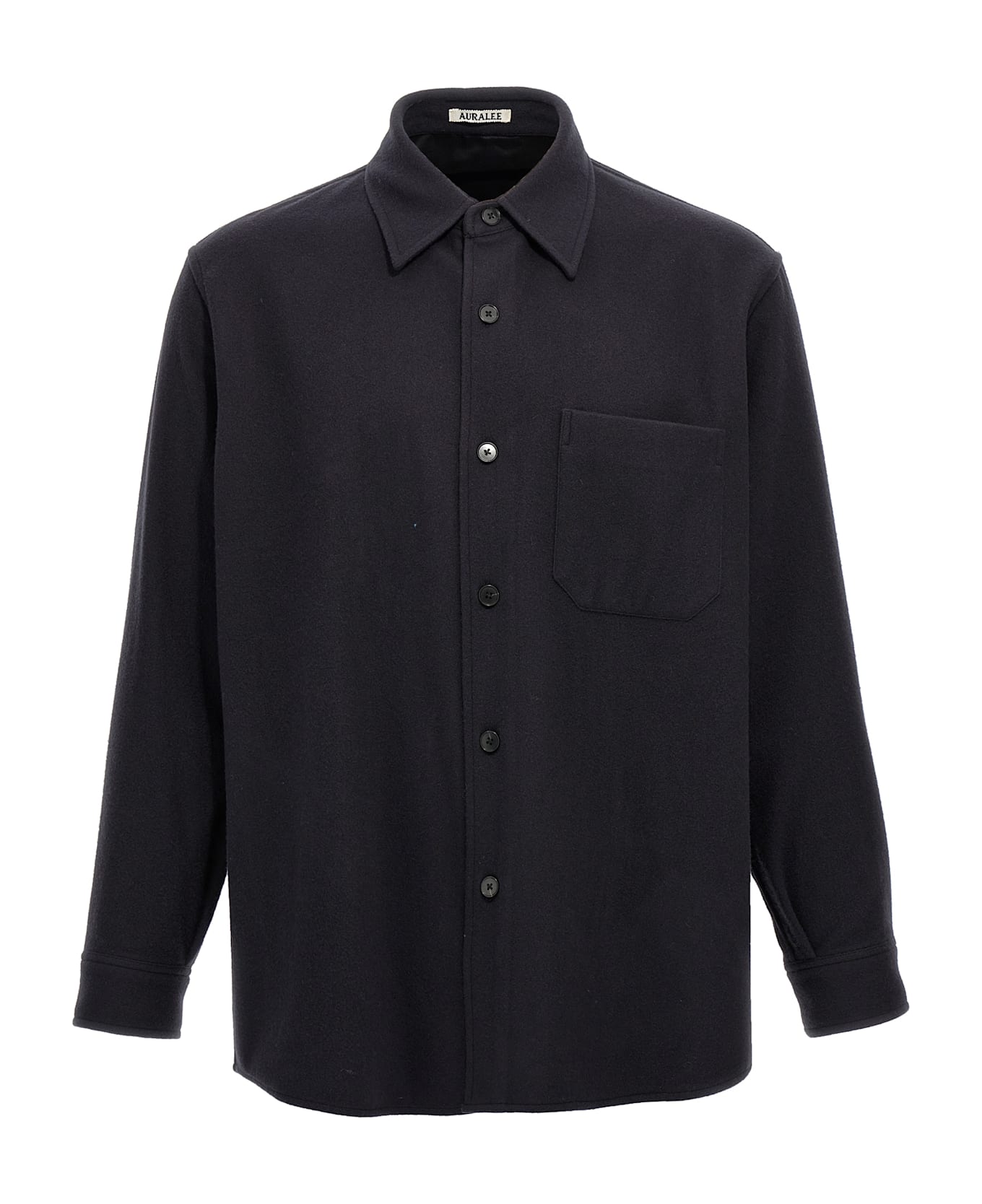 Auralee Flannel Shirt - Black  