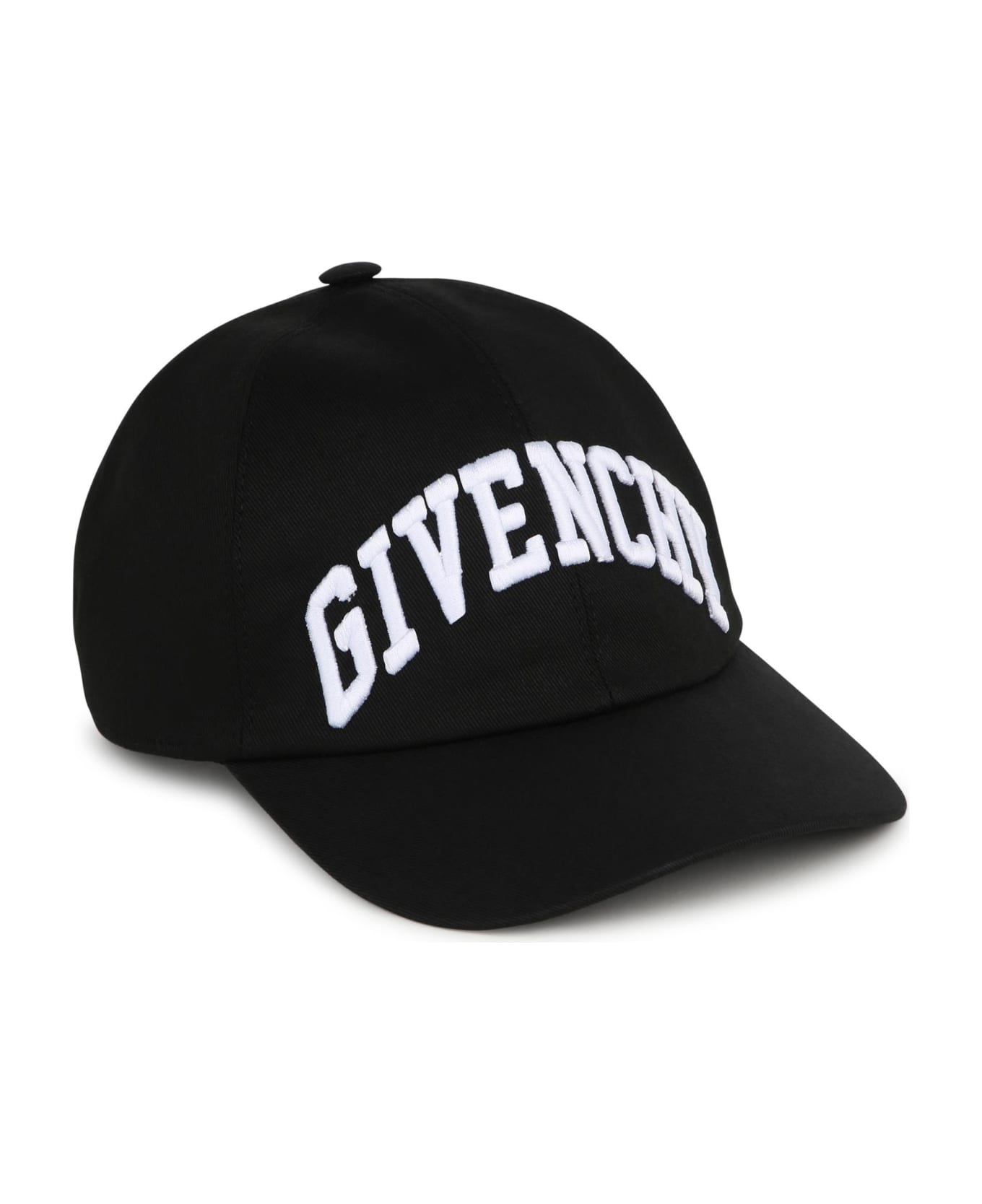 Givenchy Baseball Berretto hat With Embroidery - Black