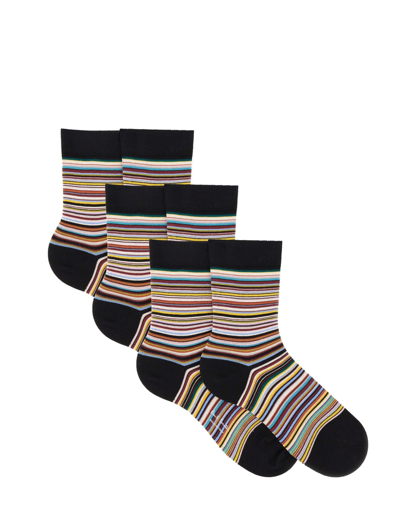 Paul Smith Set Of Three Socks - MULTICOLOUR