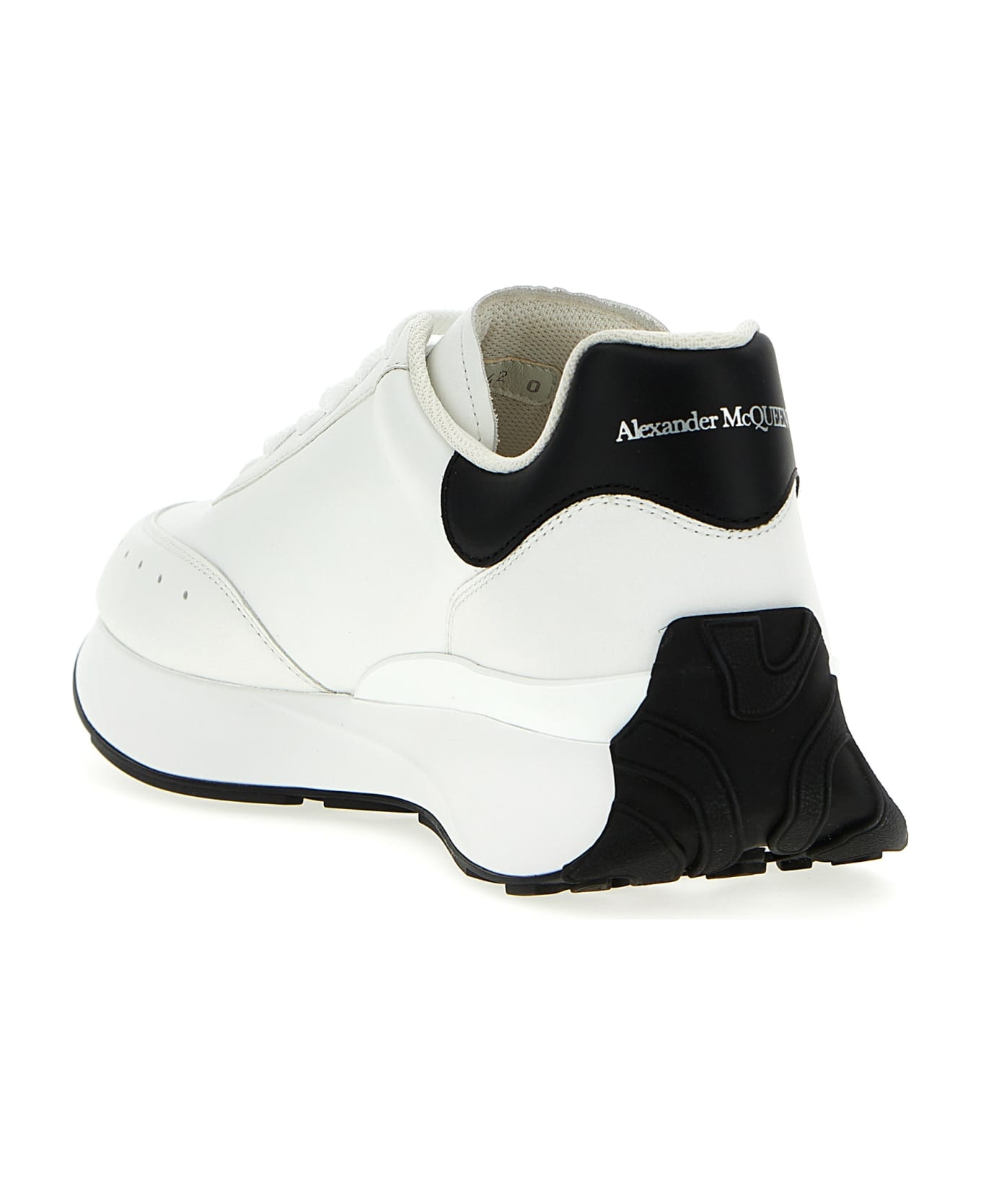 Alexander McQueen 'sprint Runner' Sneakers - White/Black