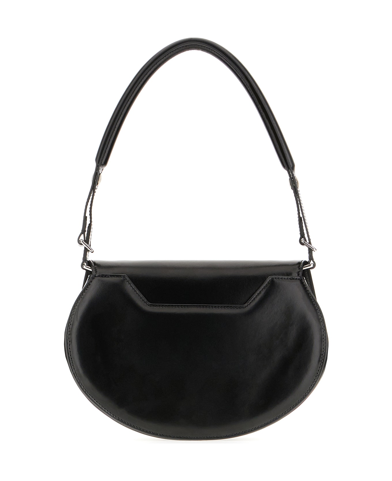 Vivienne Westwood Black Leather Shoulder Bag - BLACK