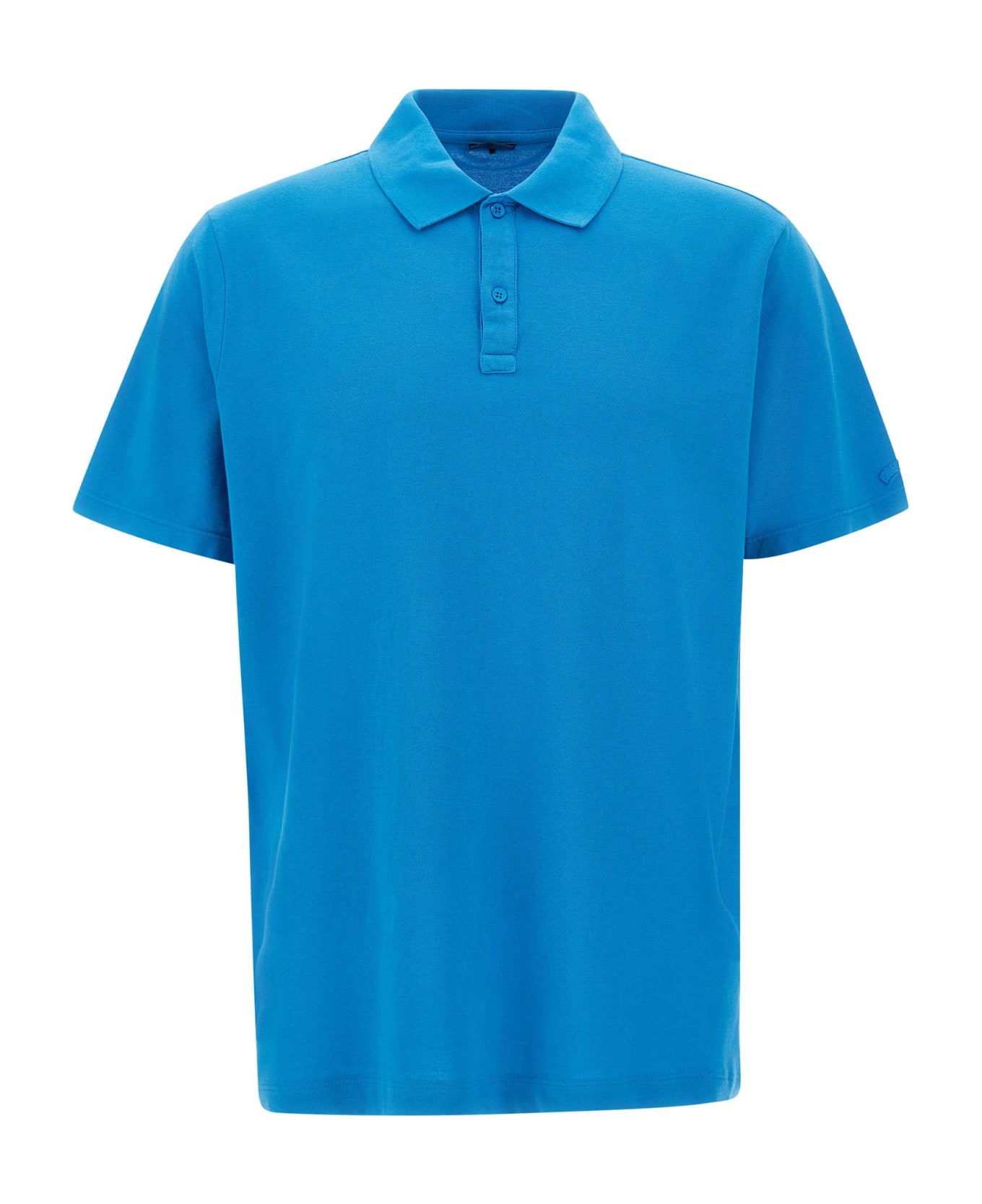 Paul&Shark Cotton Polo Shirt - BLUE