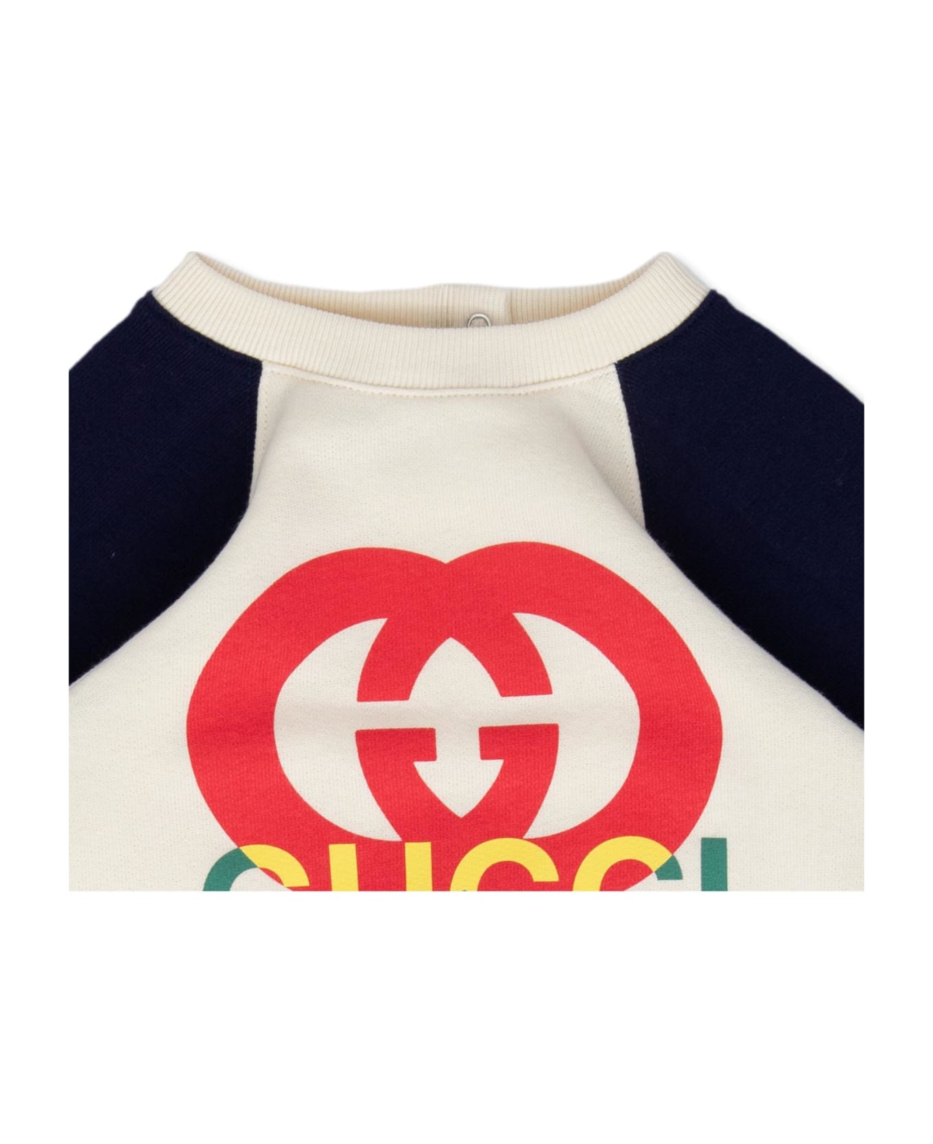 Gucci Jumpsuit With Logo - Bianco