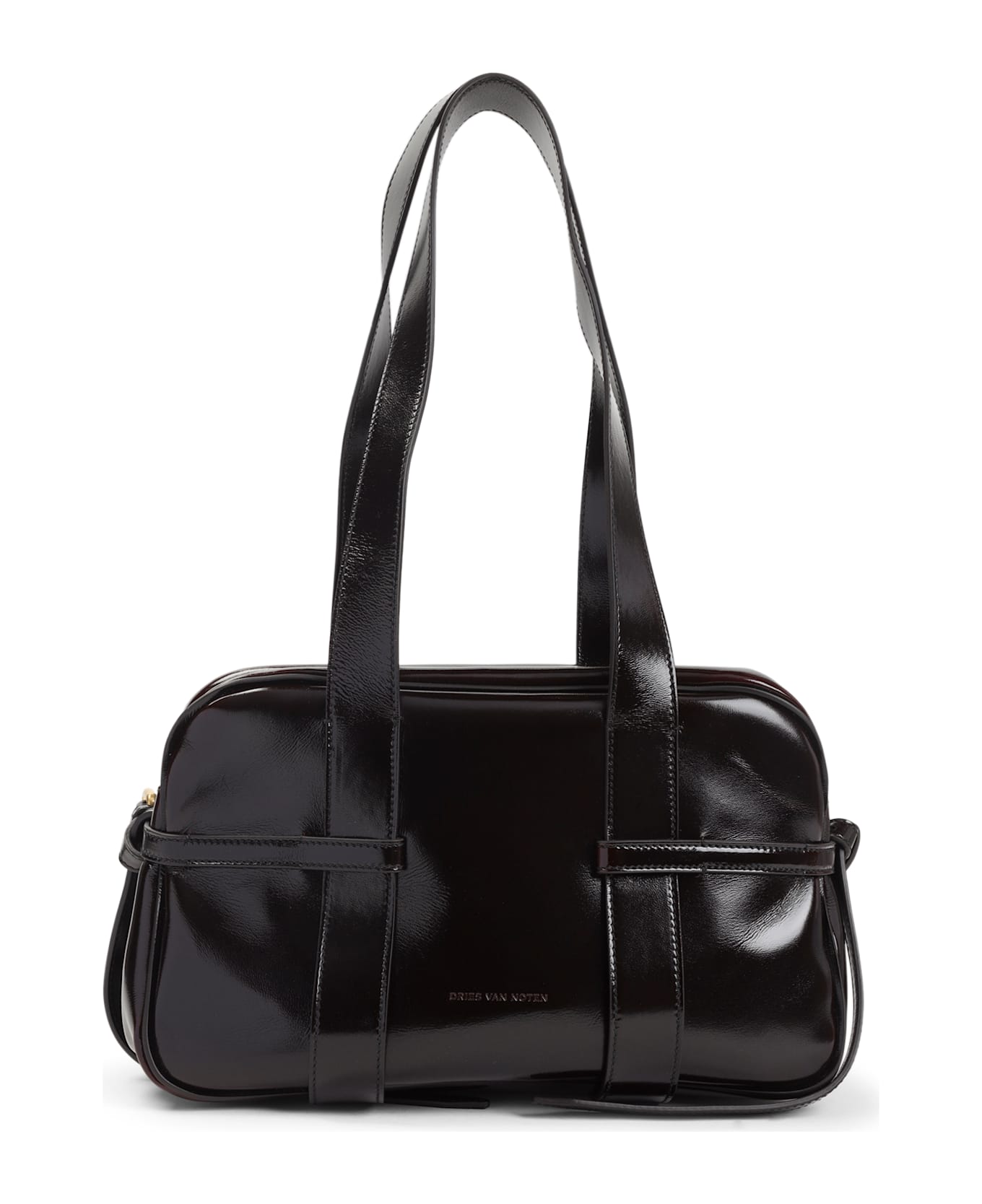 Dries Van Noten Medium Bowling Shoulder Bag - Ruby