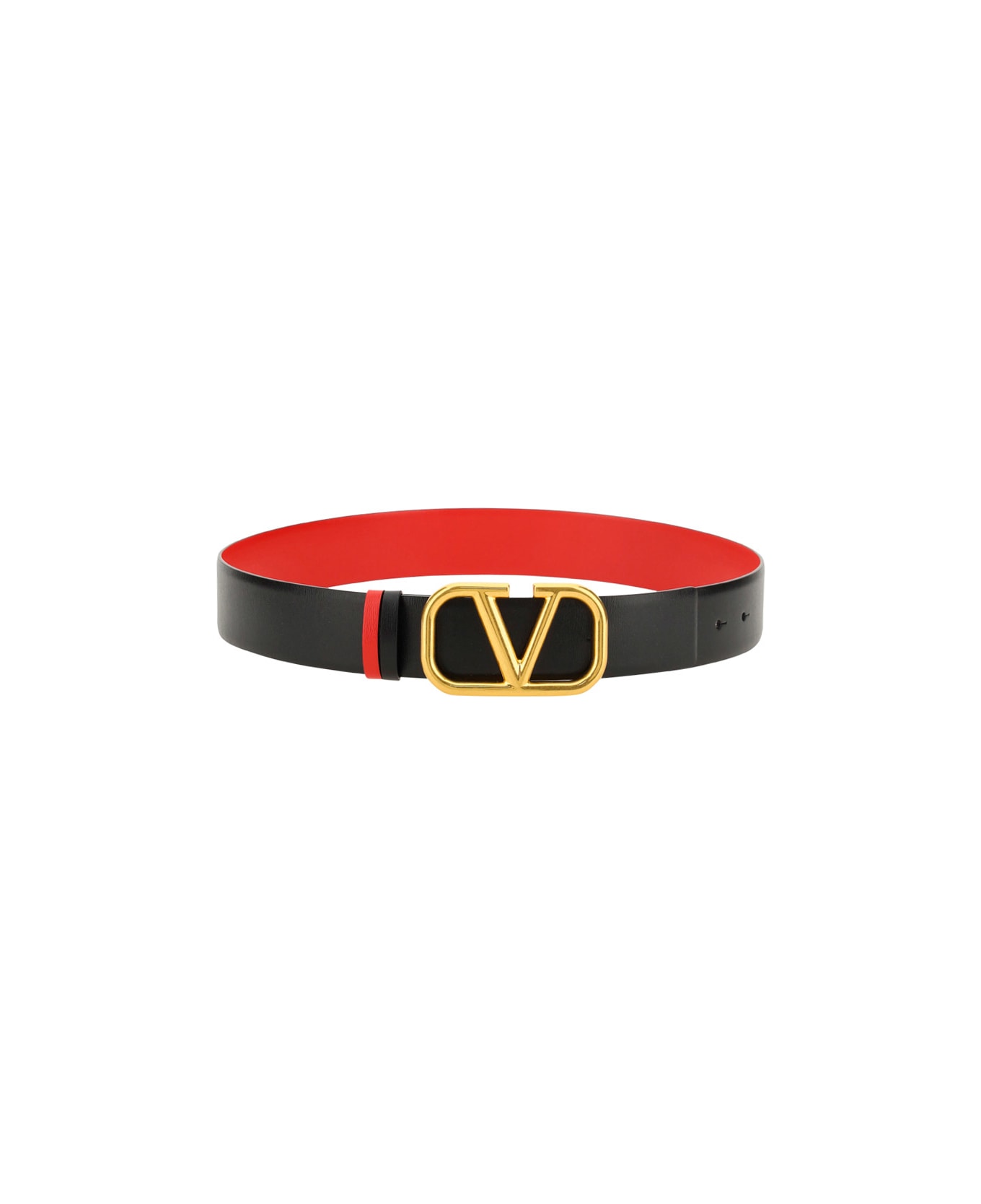 Valentino Garavani Belt - Nero/rouge Pur
