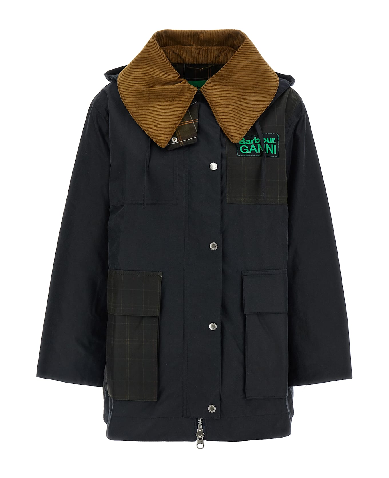 Barbour Parka Barbour X Ganni - Blue