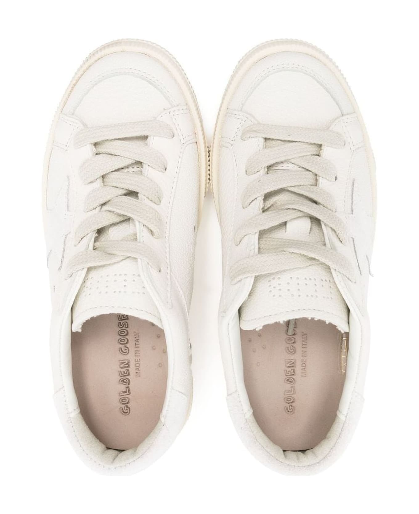 Golden Goose Kids Sneakers White - White