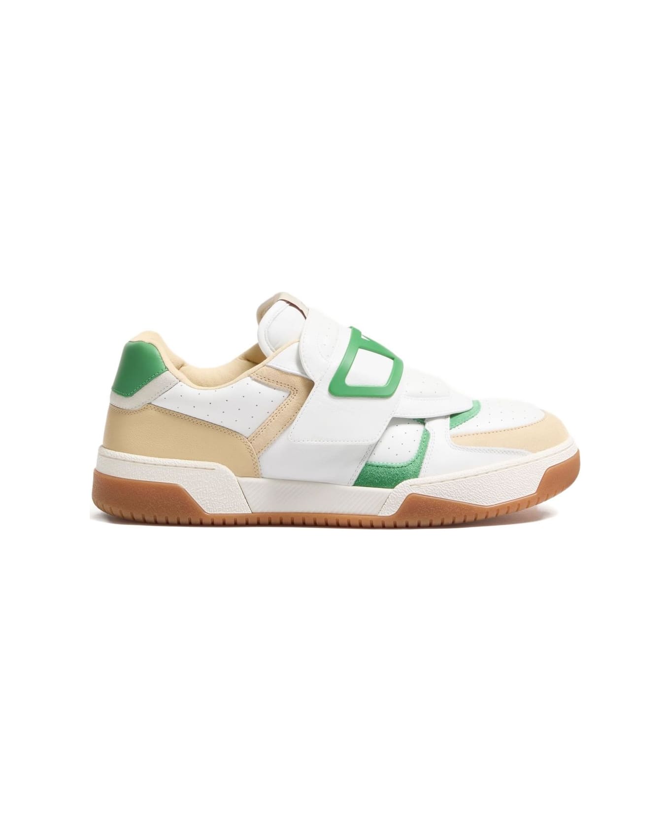 Valentino Garavani Joie De Joeur Leather Sneakers - White