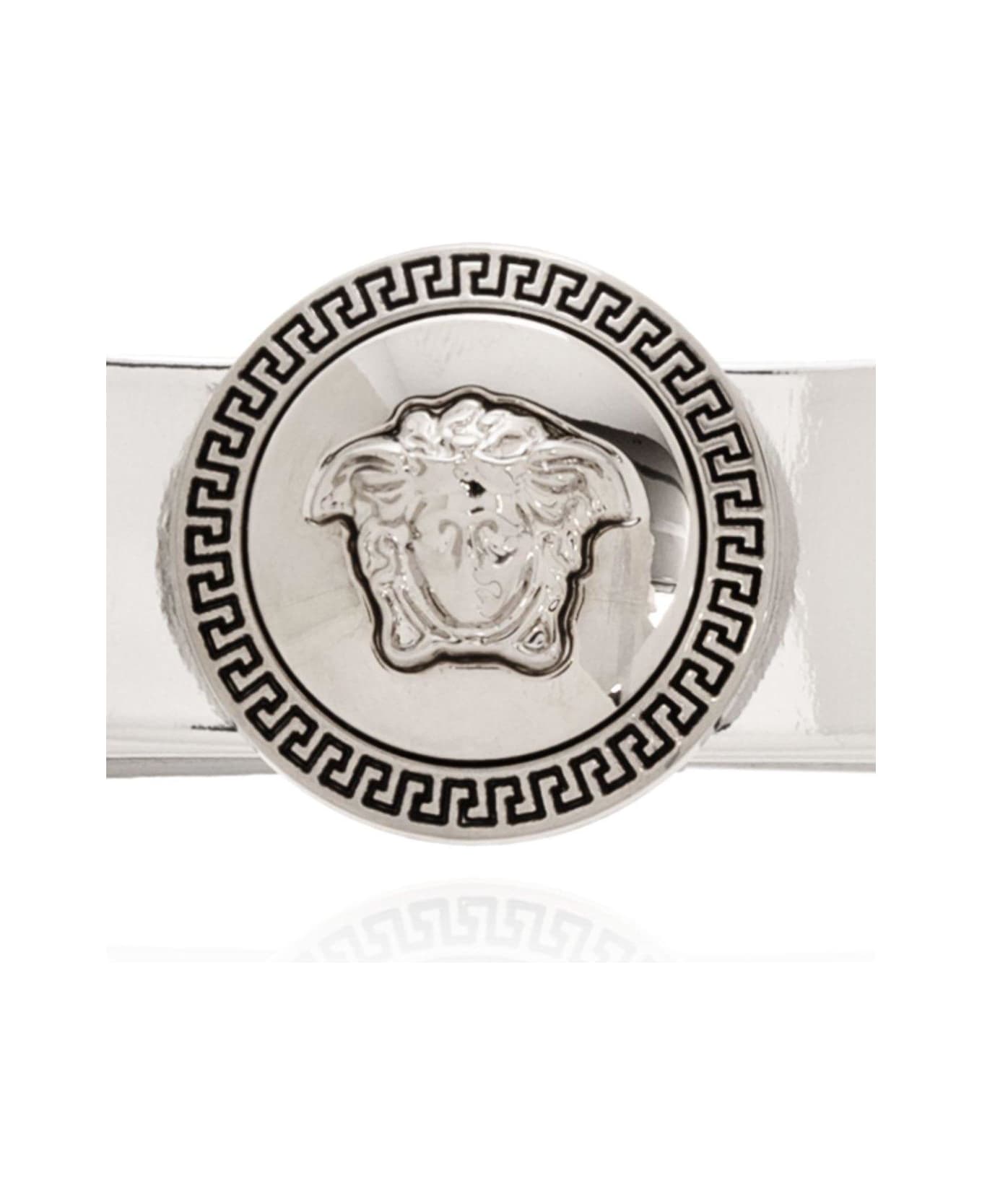 Versace Medusa Head-detailed Metallic Hair Clip - Silver-Palladium 帽子