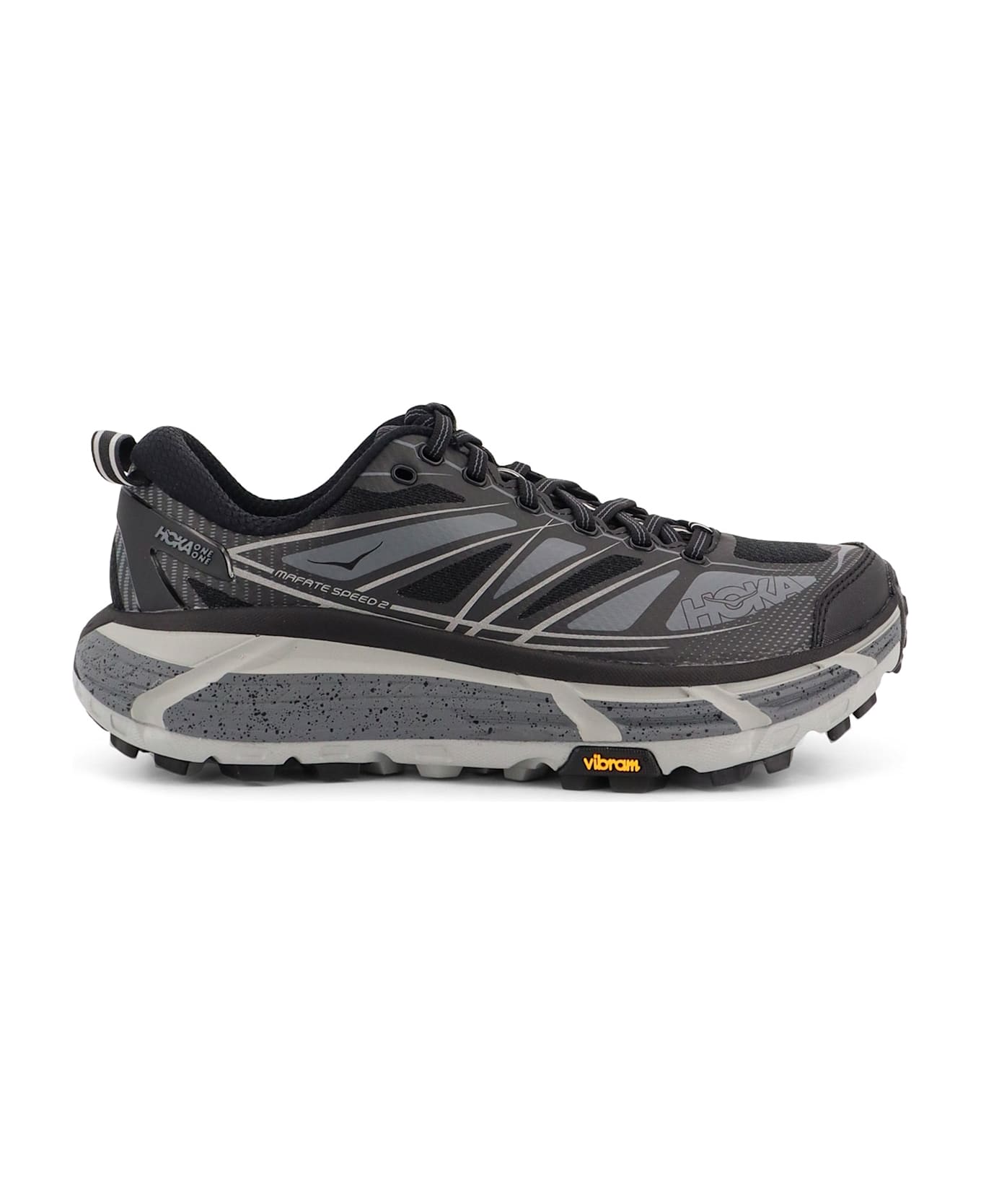 Hoka U Mafate Speed 2 Mesh And Rubber Sneakers - Black