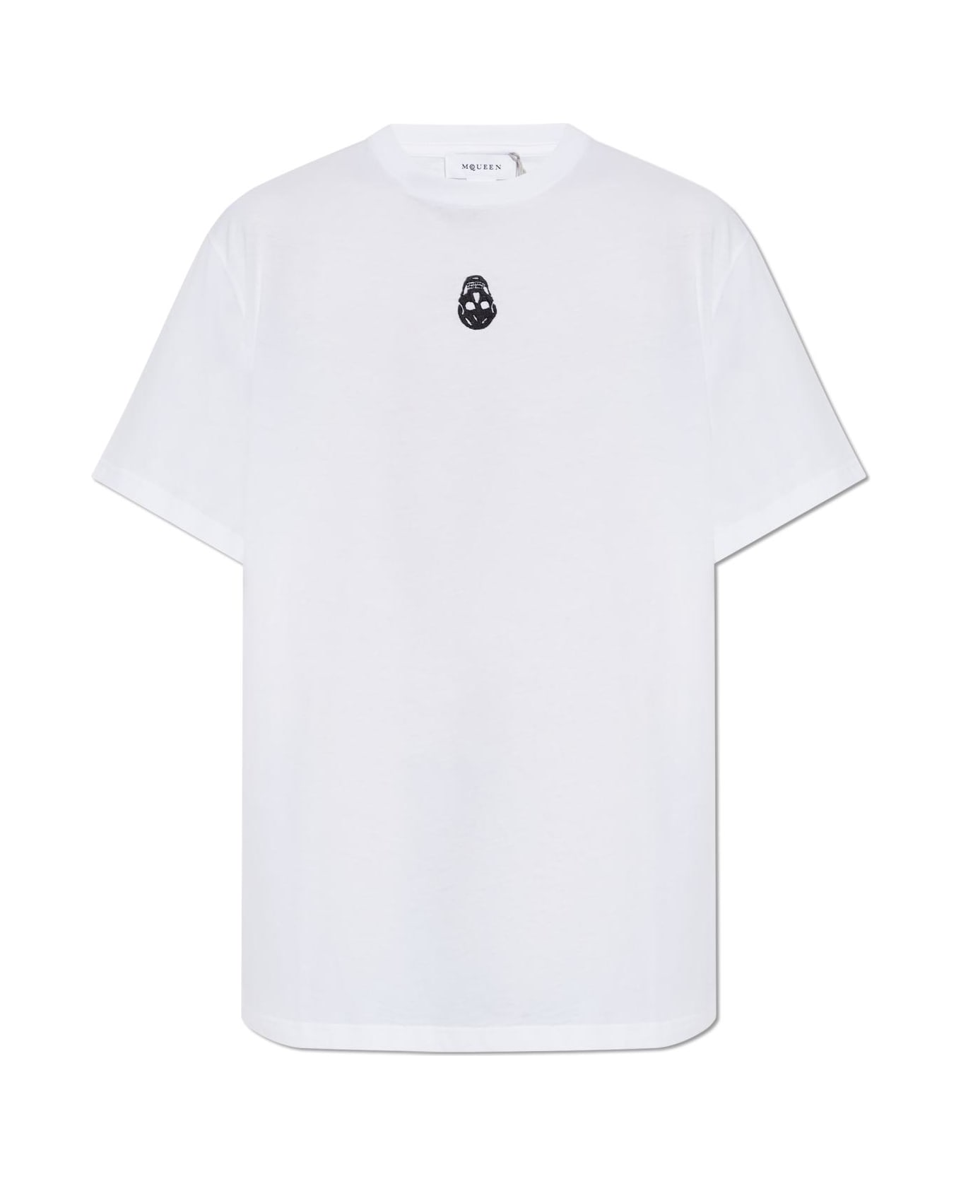 Alexander McQueen T-shirt With Logo - WHITE