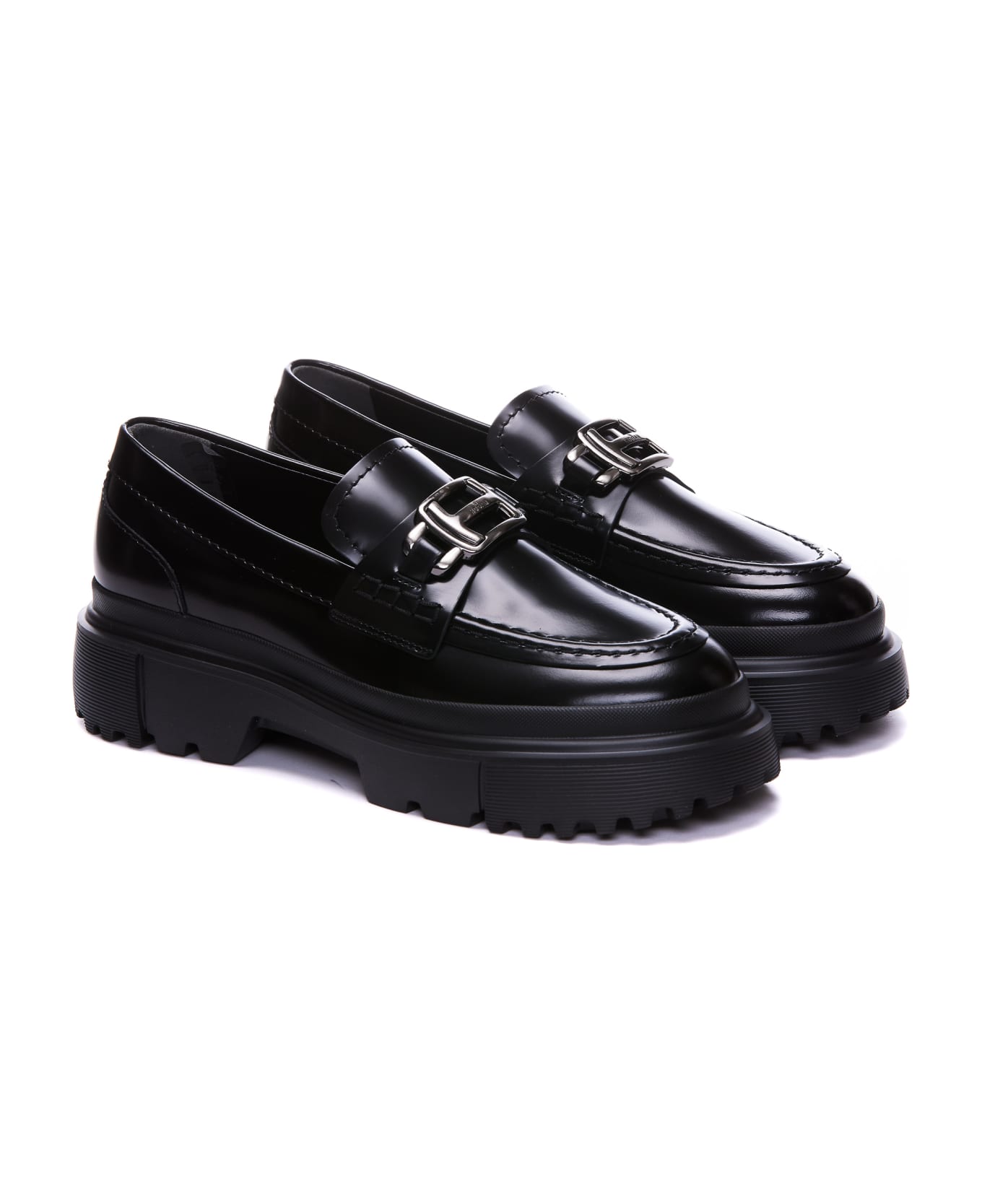 Hogan H619 Loafers - BLACK