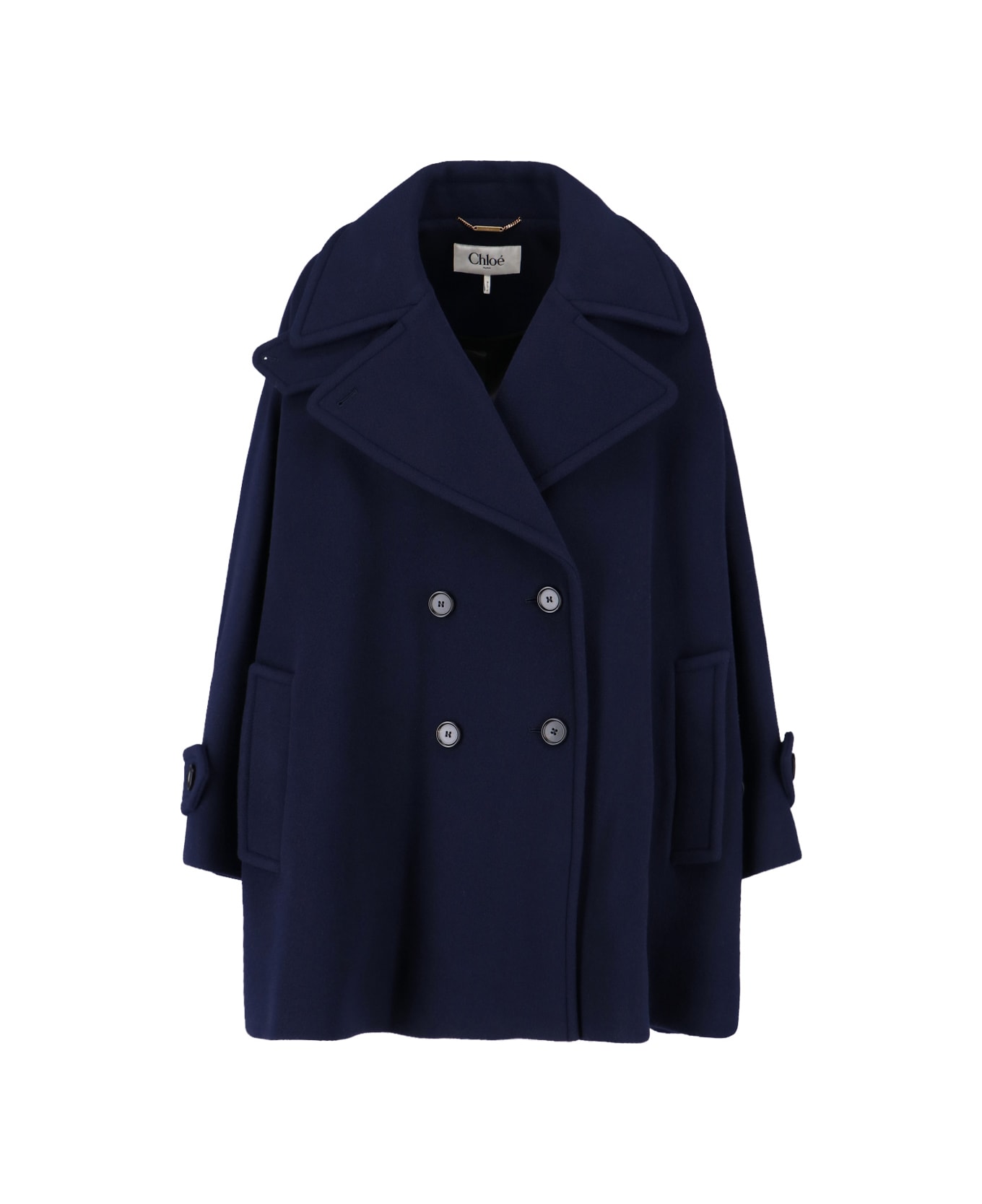 Chloé Double-breasted Coat - Blue