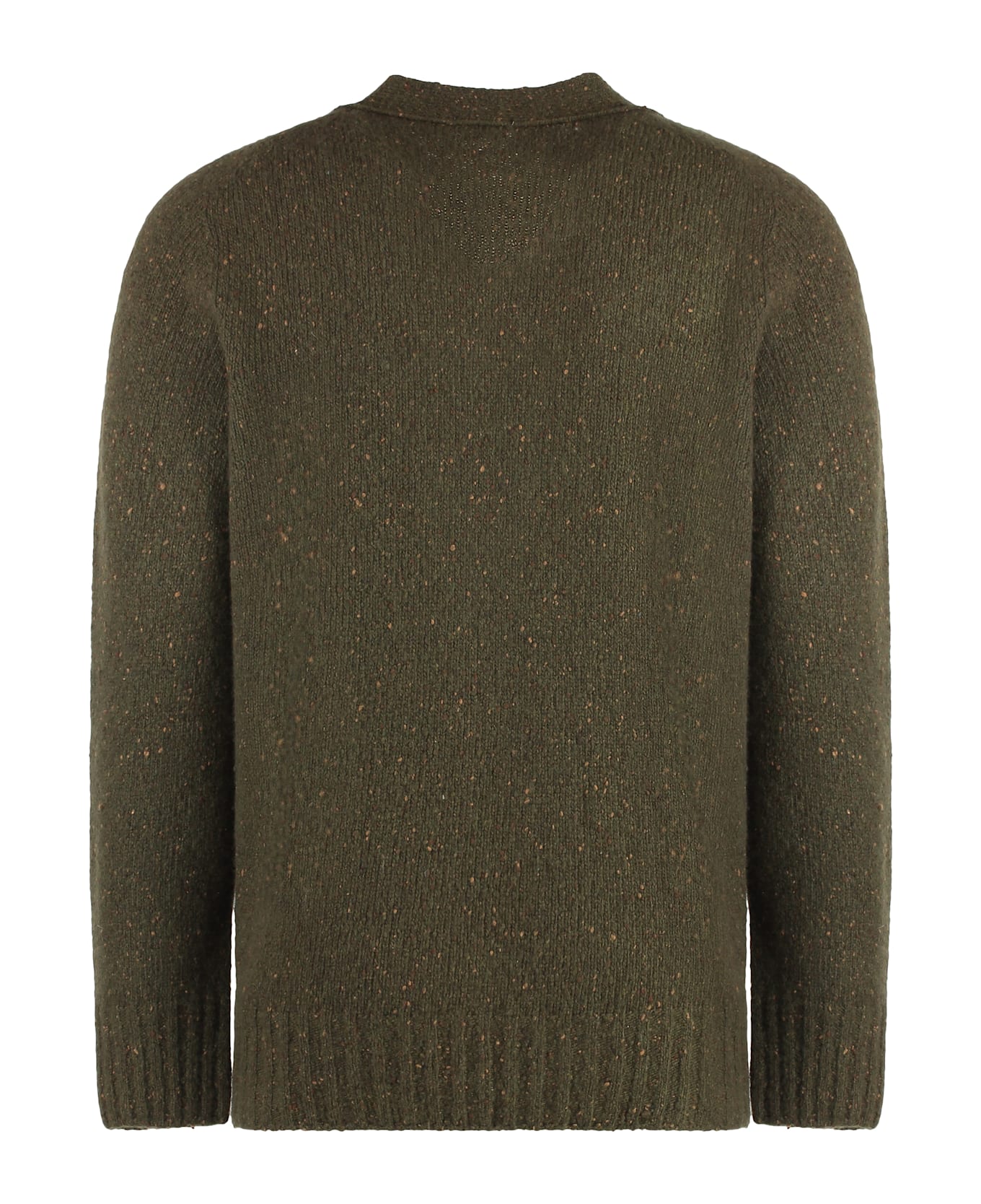Malo Cashmere Cardigan - green