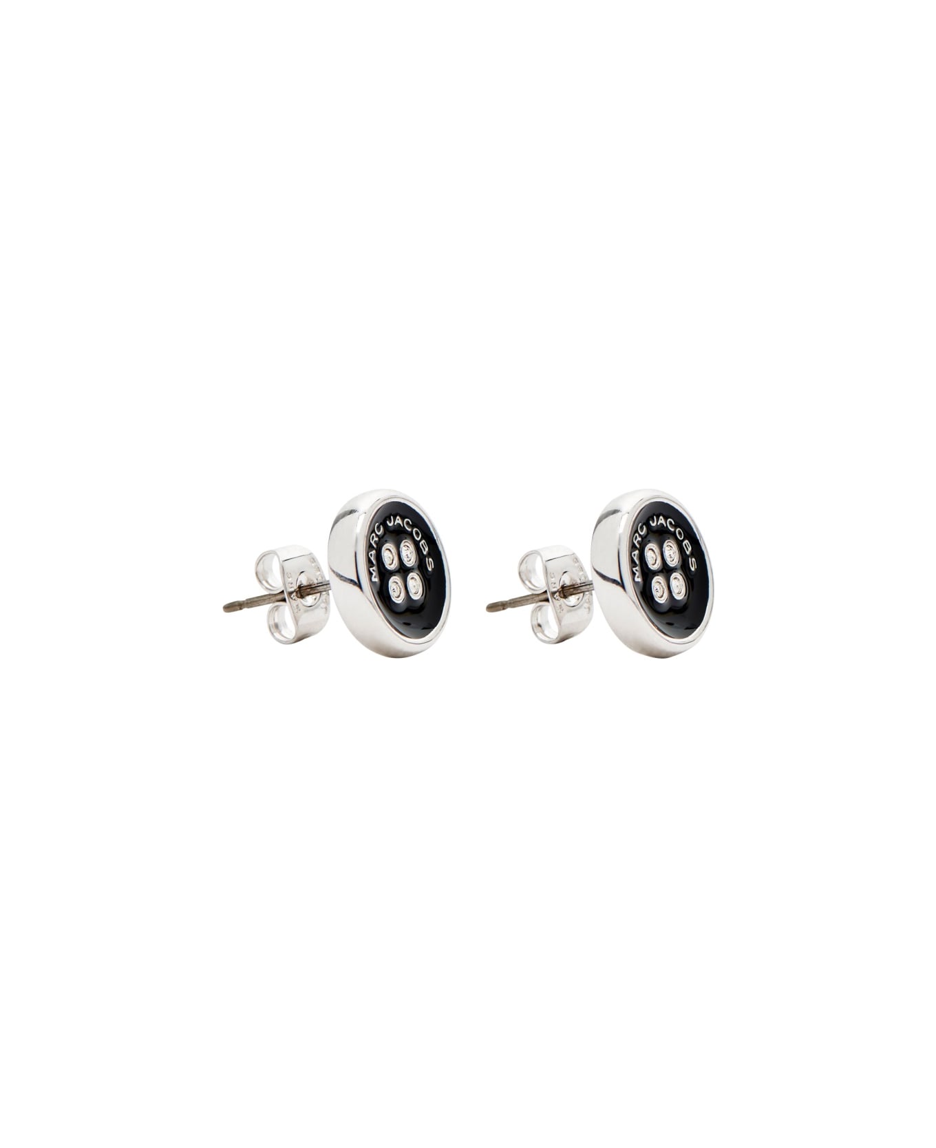 Marc Jacobs "button Stud" Earrings - SILVER
