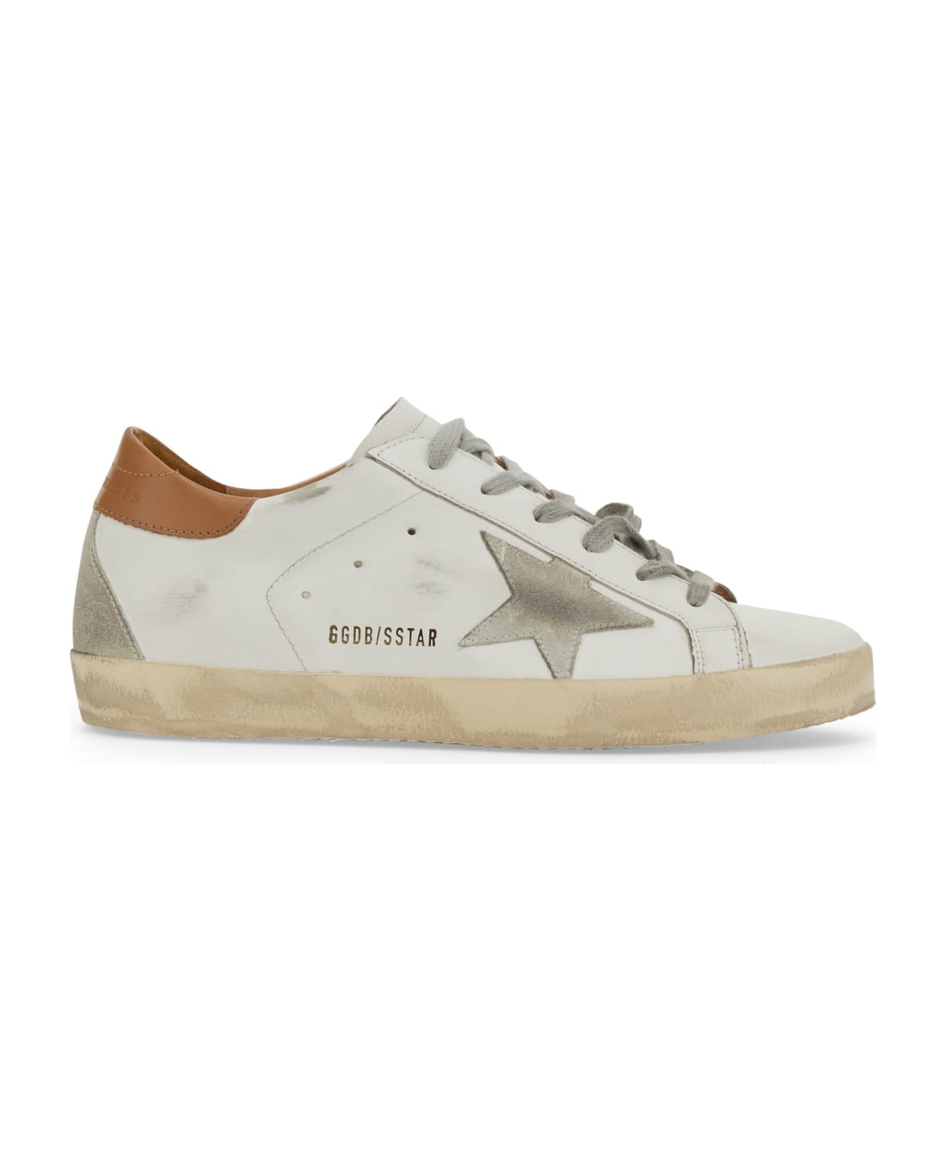 Golden Goose Superstar Sneaker - White/ice/light brown