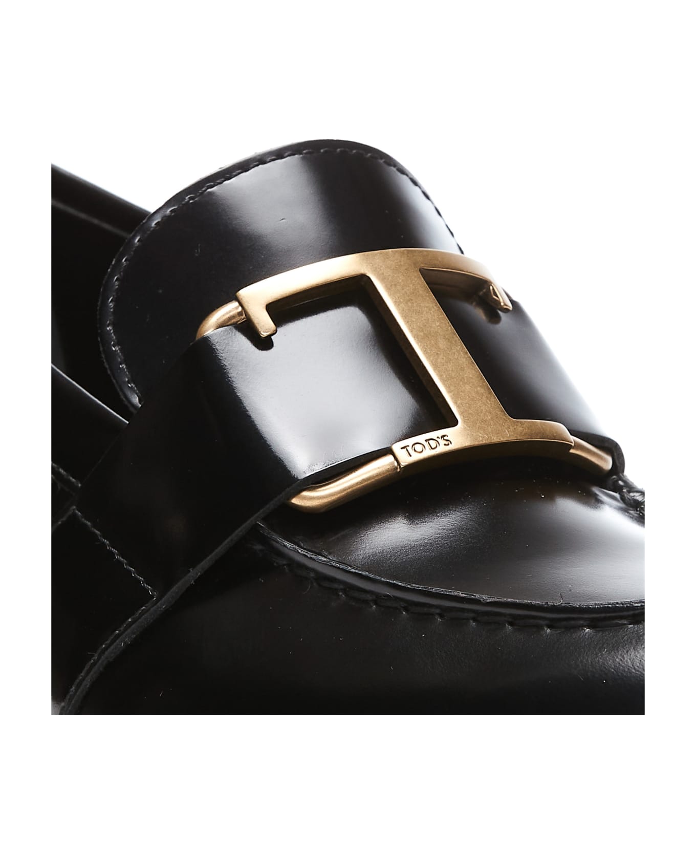 Tod's Leather Loafers - Black