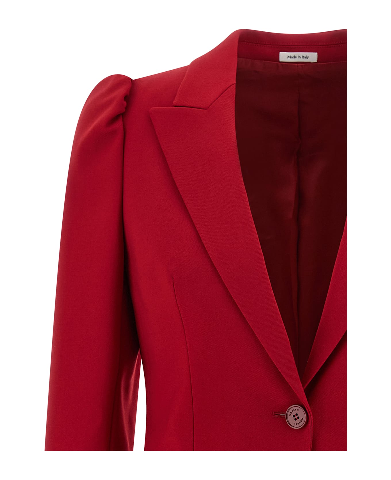 Alexander McQueen Single-breasted Blazer - Red