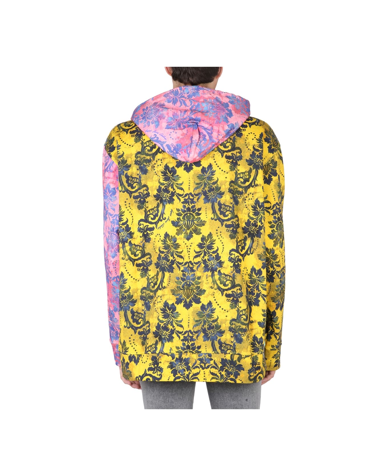 Versace Jeans Couture Sweatshirt With "tapestly" Print - MULTICOLOUR