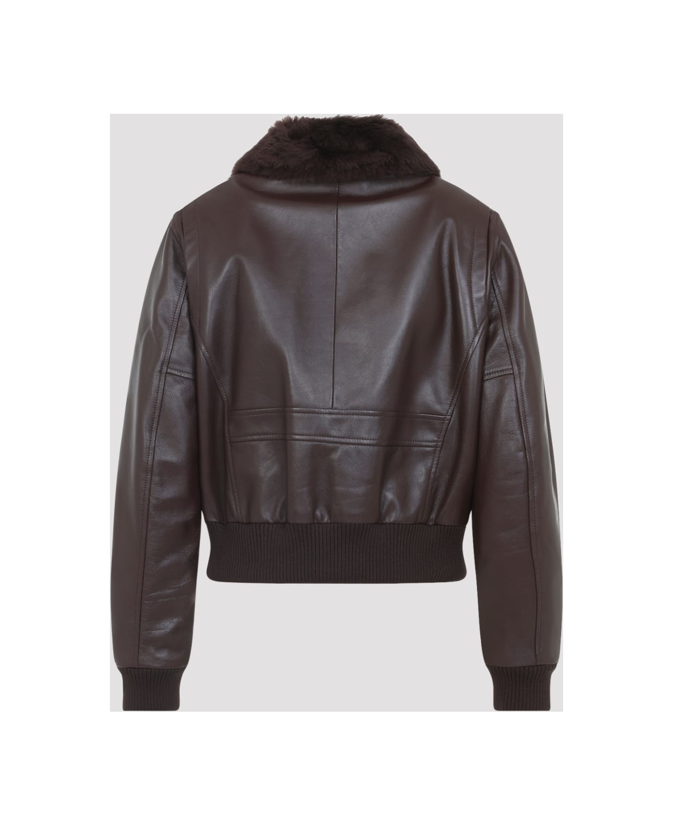 Celine Aviator Bomber Jacket - Dk Chocolate Dark Brown