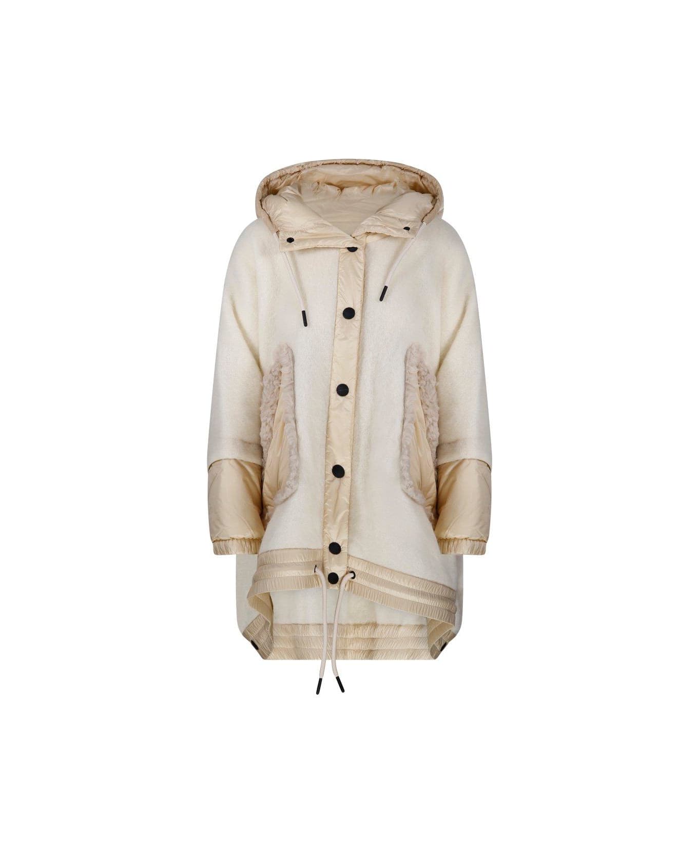 Moncler Grenoble Panelled Hooded Cape