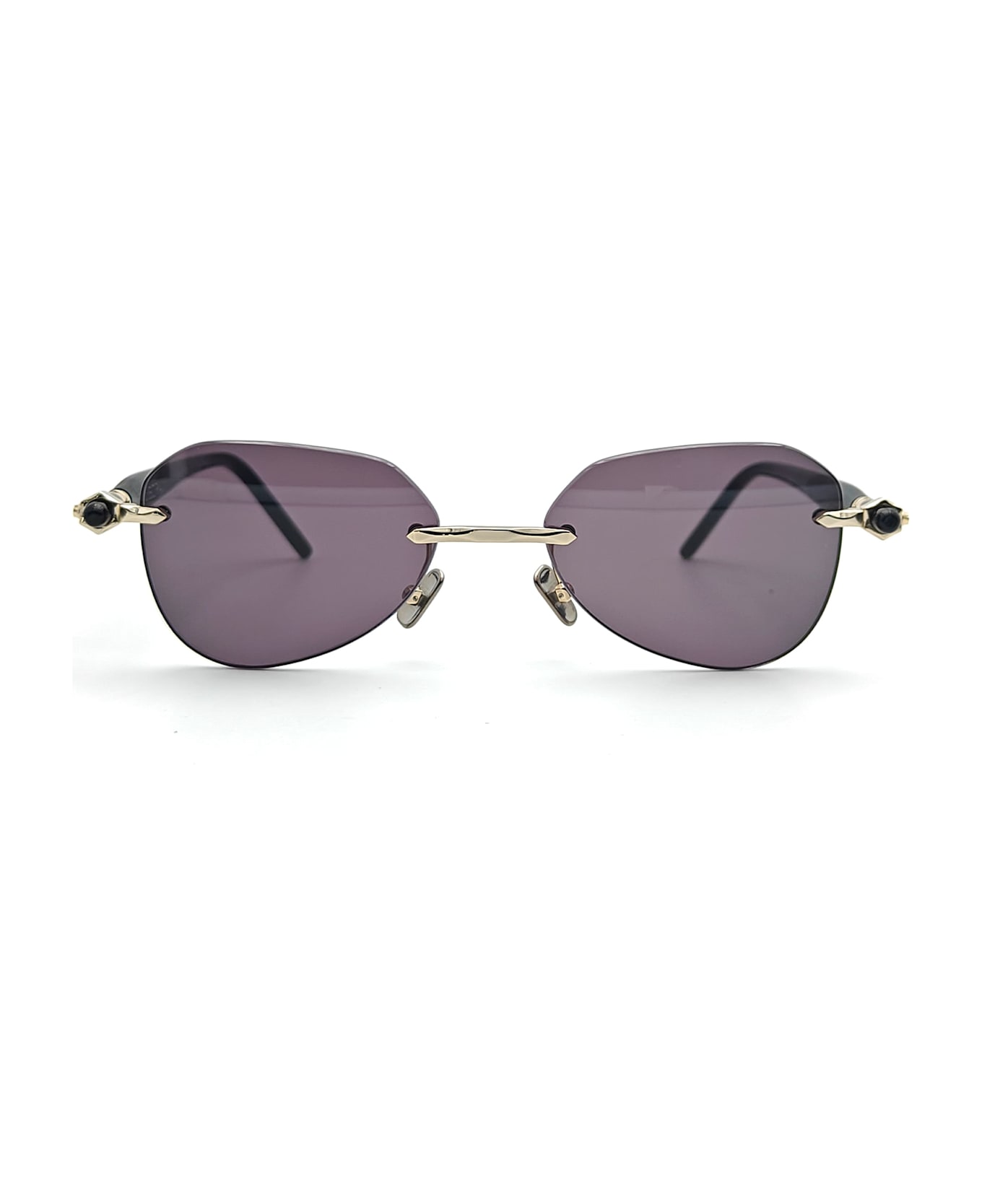 Kuboraum Mask P61 - Light Gold / Black Sunglasses - Black