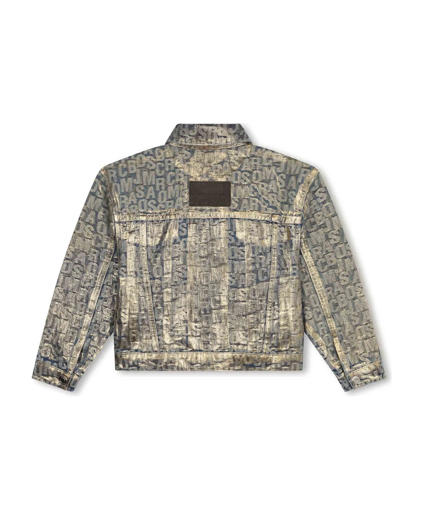 Marc Jacobs Giacca Denim Con Stampa - Gold